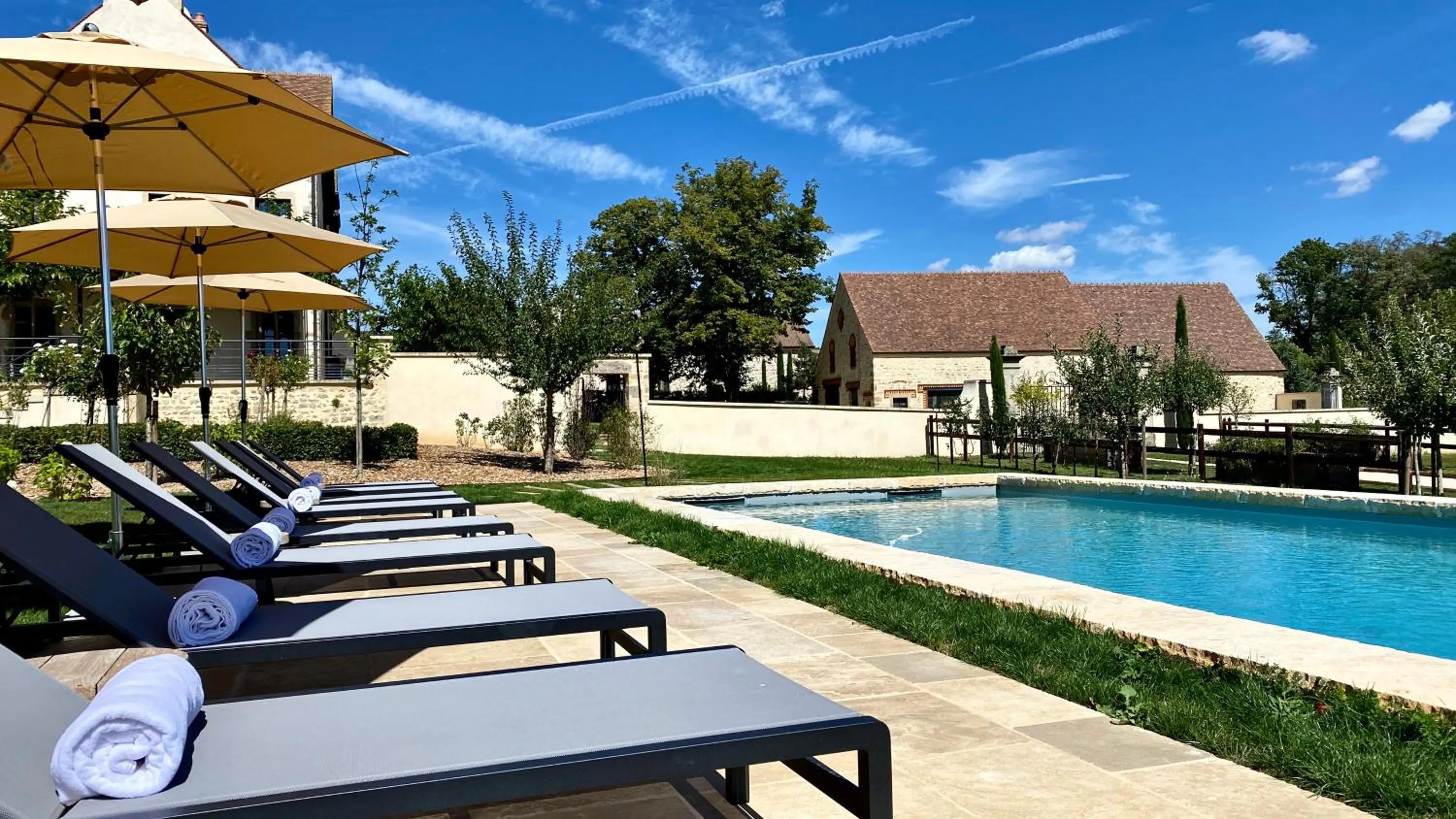 Swimming pool in Domaine de Rymska & Spa - Relais & Châteaux