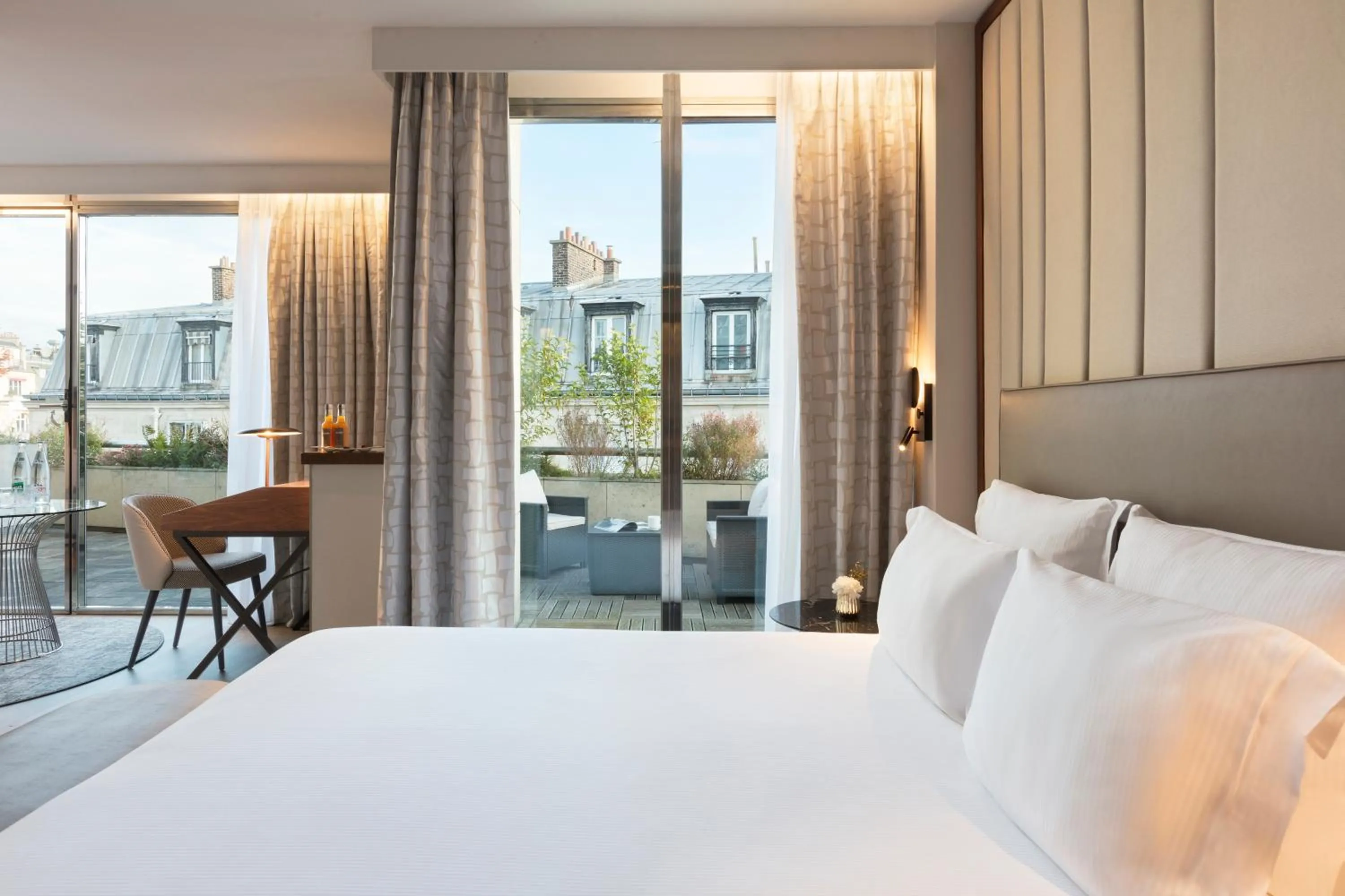 Bedroom, Bed in La Clef Tour Eiffel Paris by The Crest Collection