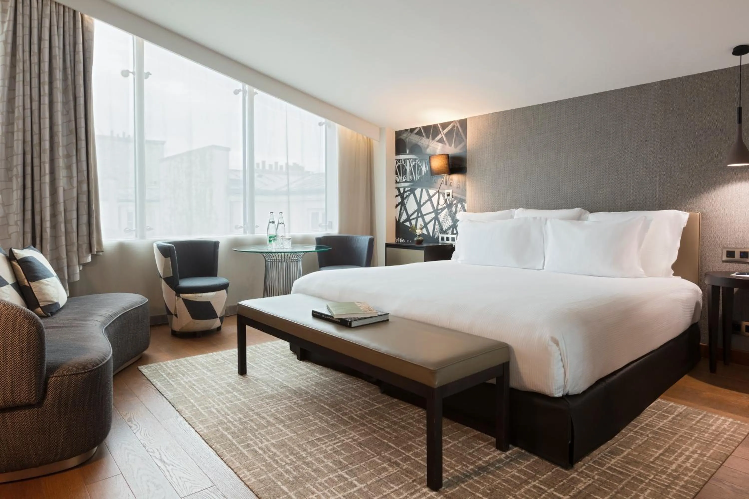 Bed in La Clef Tour Eiffel Paris by The Crest Collection