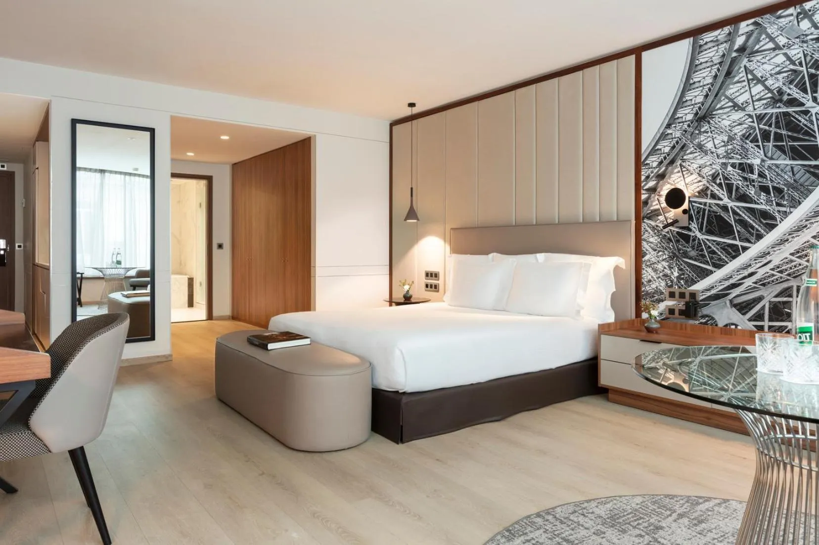 Bed in La Clef Tour Eiffel Paris by The Crest Collection