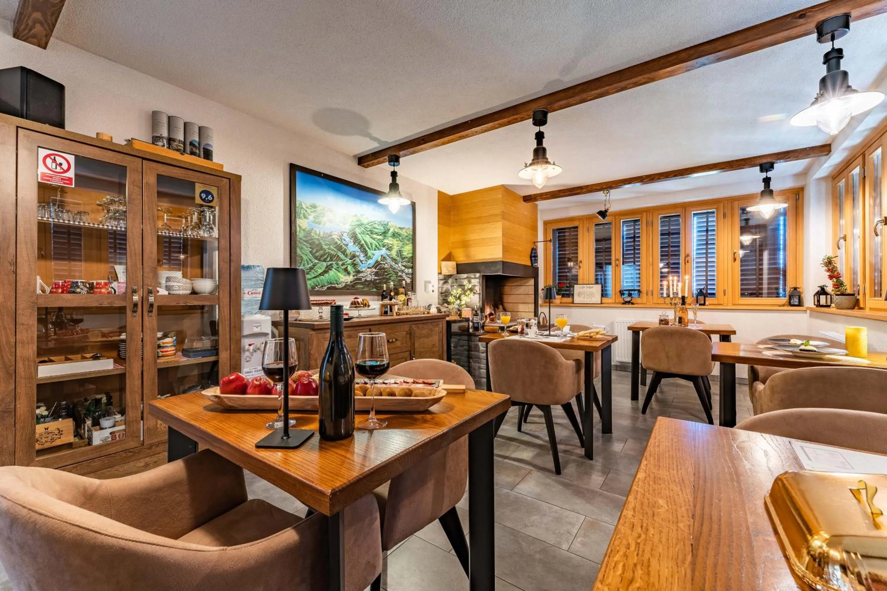 Seating area in B&B Villa Sumrak Plitvica Rooms