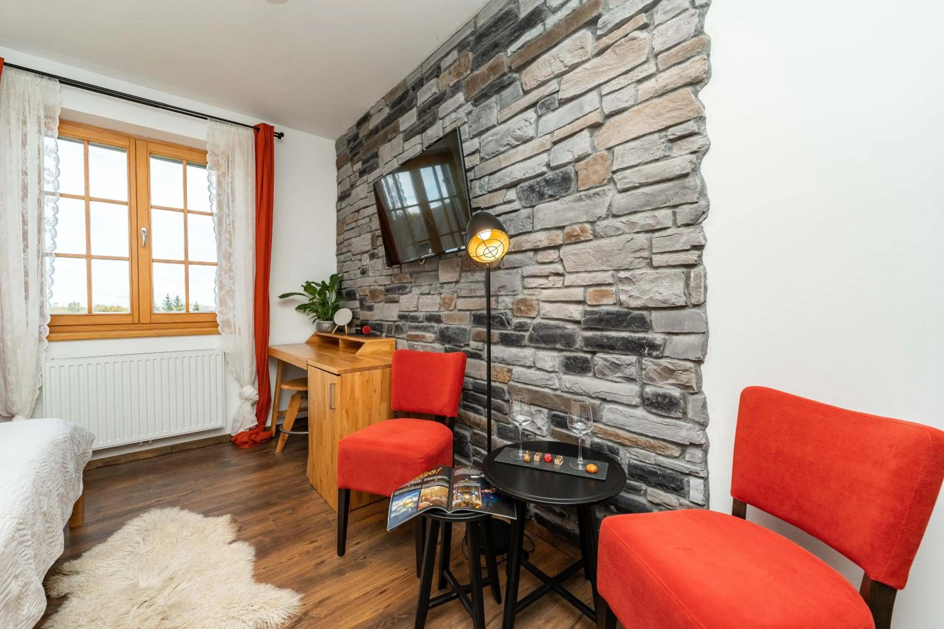 Seating area in B&B Villa Sumrak Plitvica Rooms