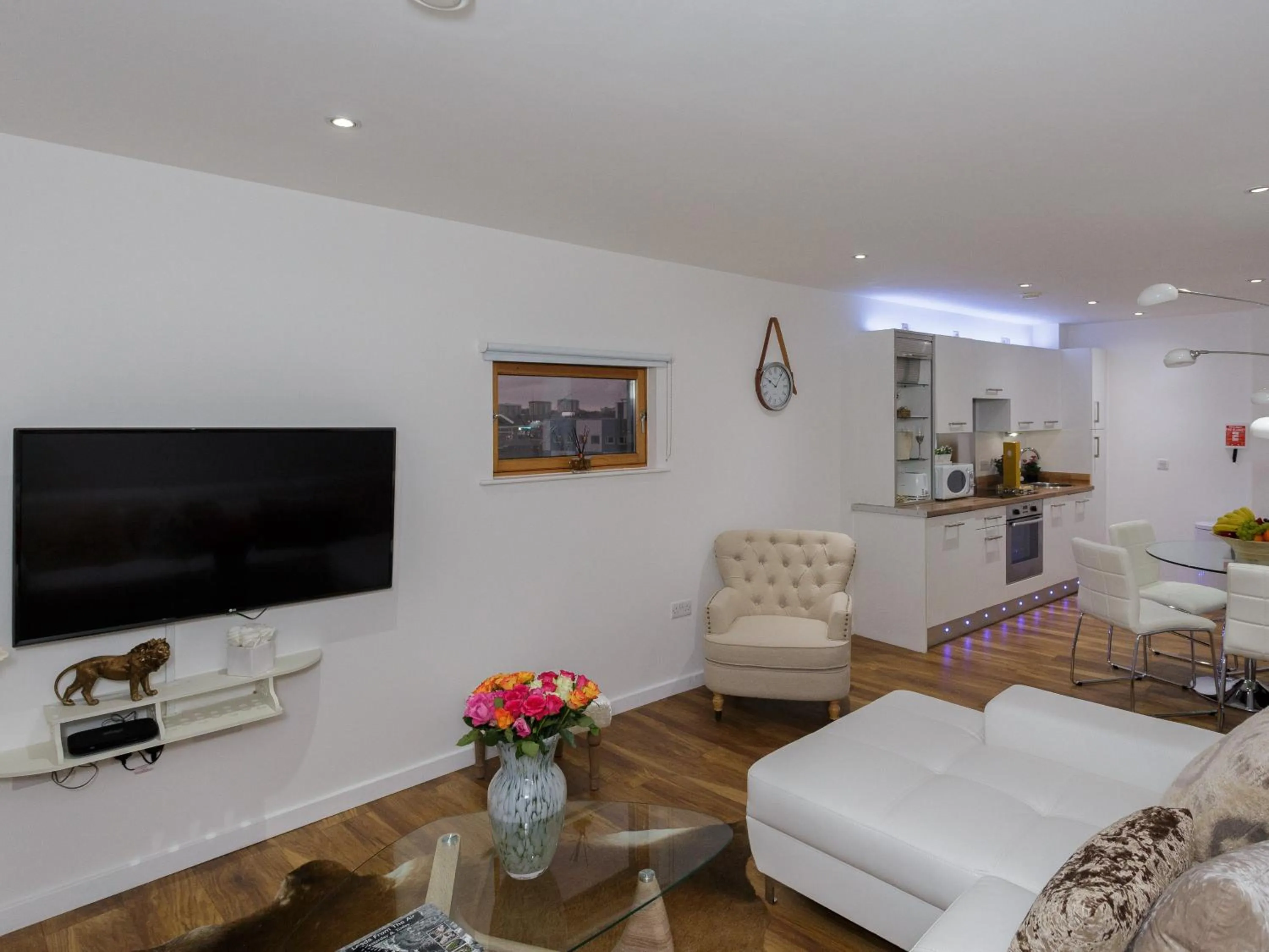 Living room in Live in Leeds Sky Penthouse