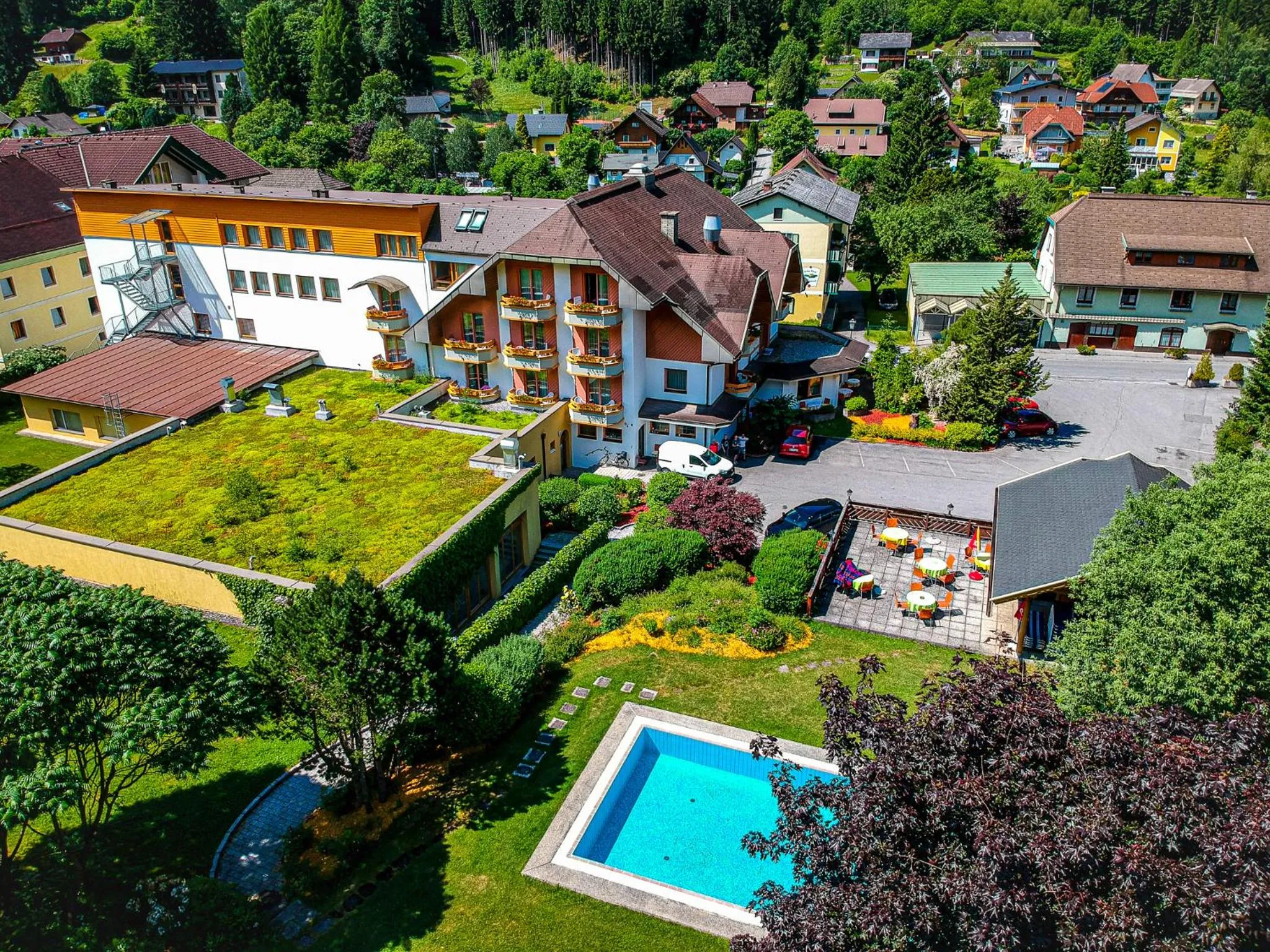 Bird's eye view in Hotel Burgstallerhof