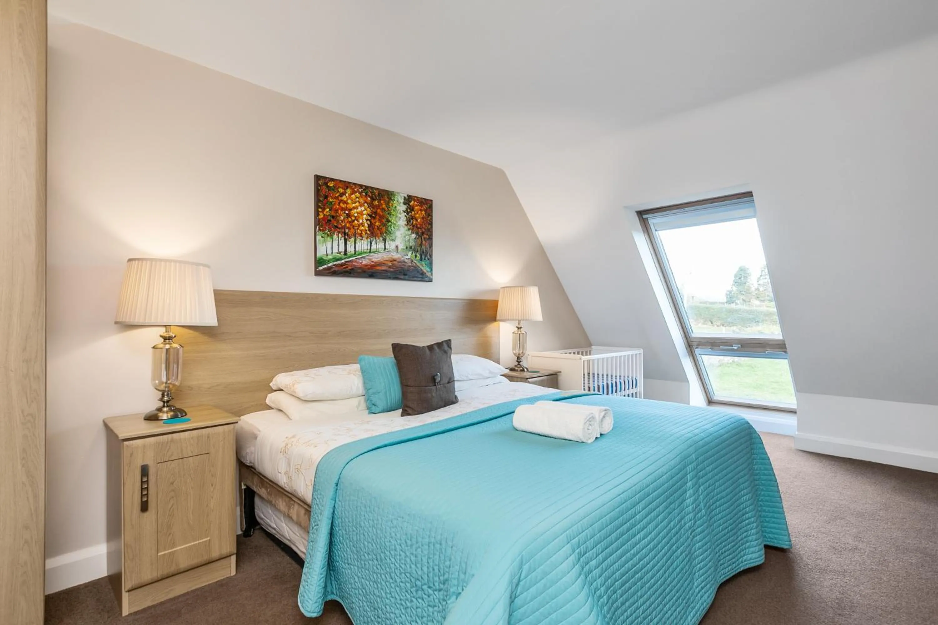 Bed in Tollyrose Country House