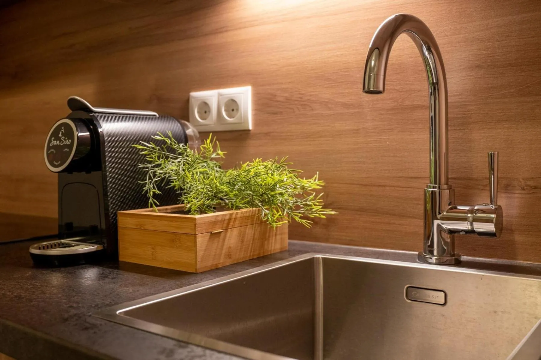 Kitchen or kitchenette in Hotel St Georg - Regensburg