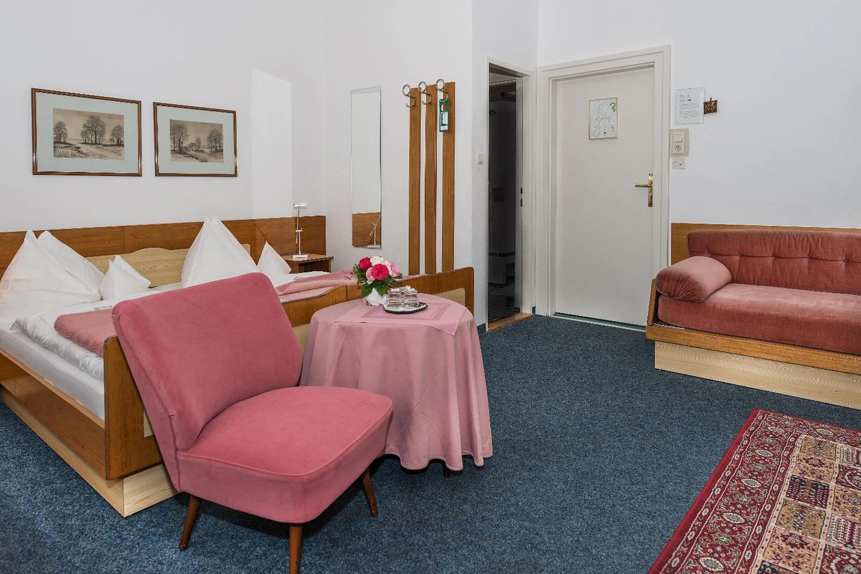 Bedroom, Bed in Pension Neuer Markt