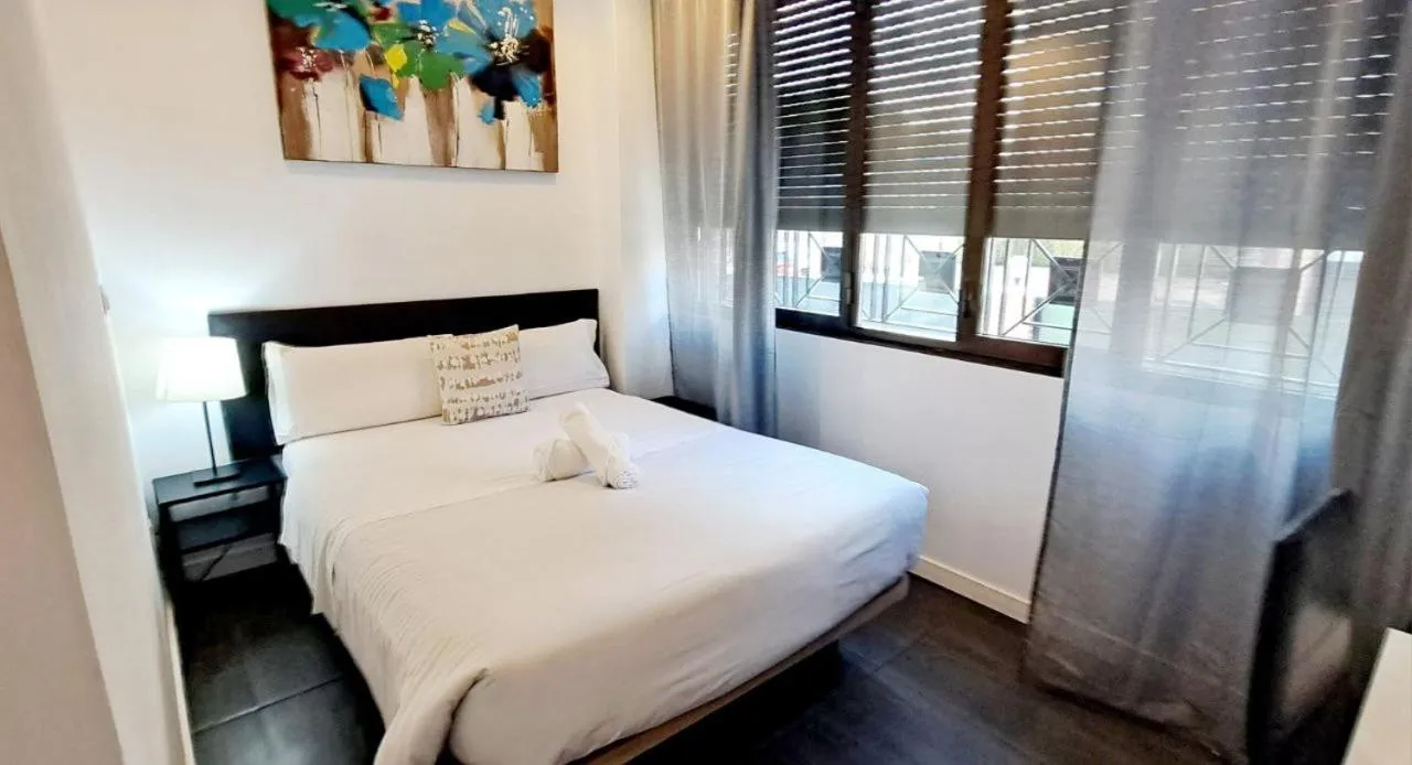 Bed in AYZ Ulises - Auto check-in property