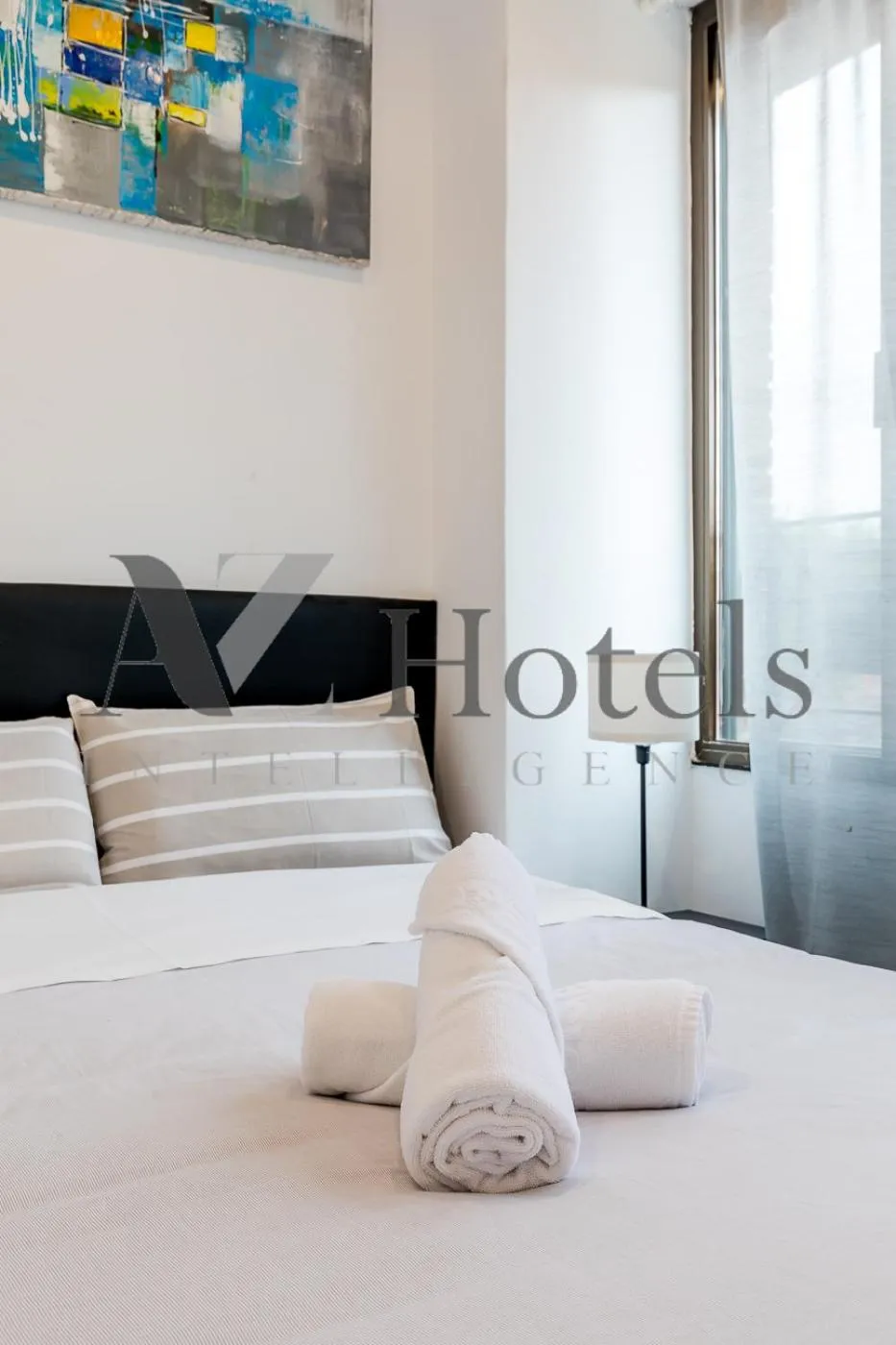 Decorative detail, Bed in AYZ Ulises - Auto check-in property