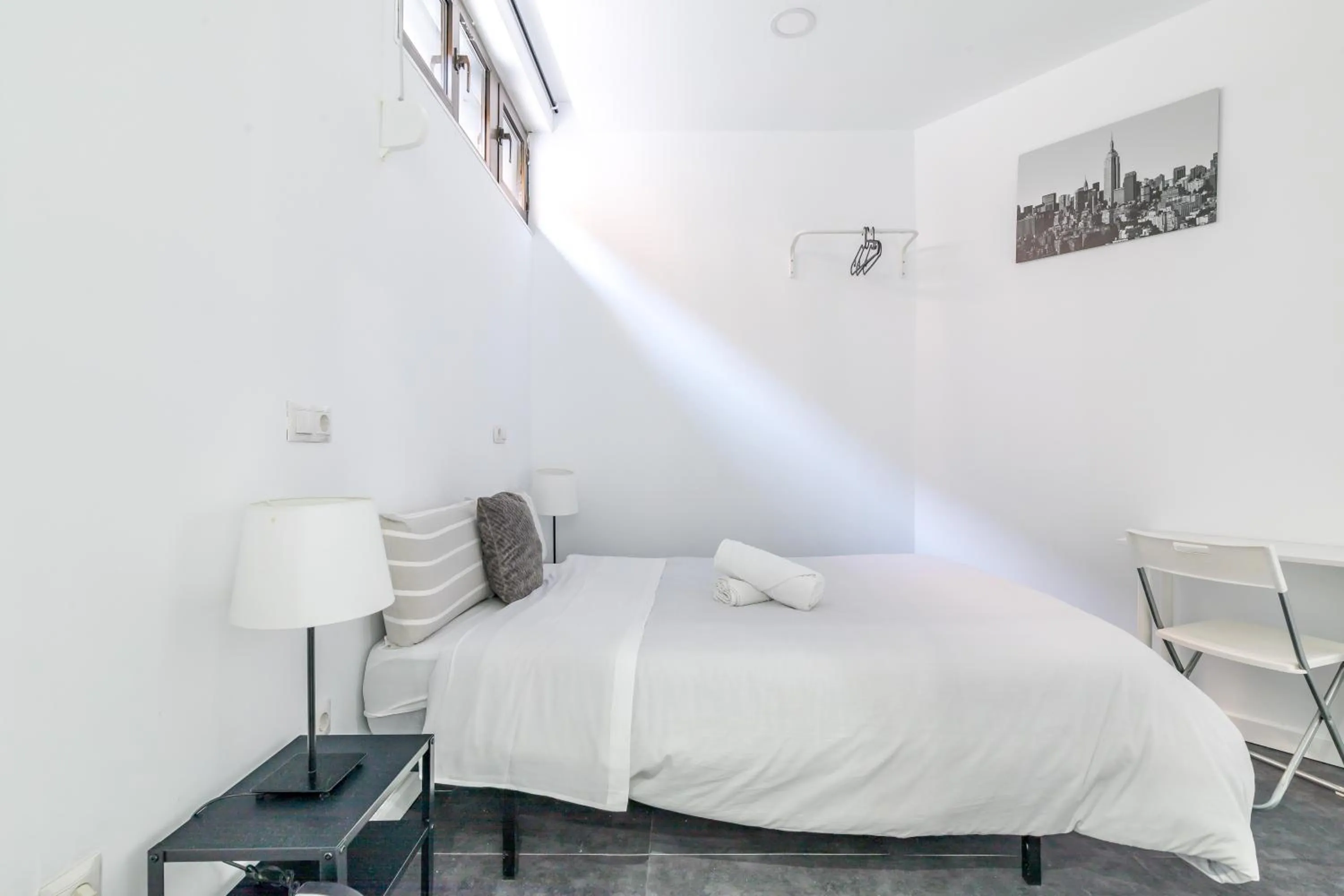 Bed in AYZ Ulises - Auto check-in property