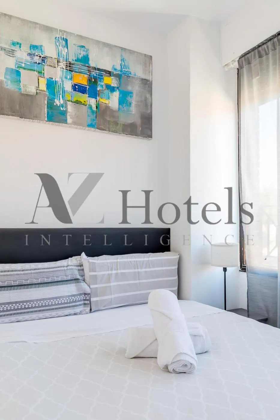 Decorative detail, Bed in AYZ Ulises - Auto check-in property