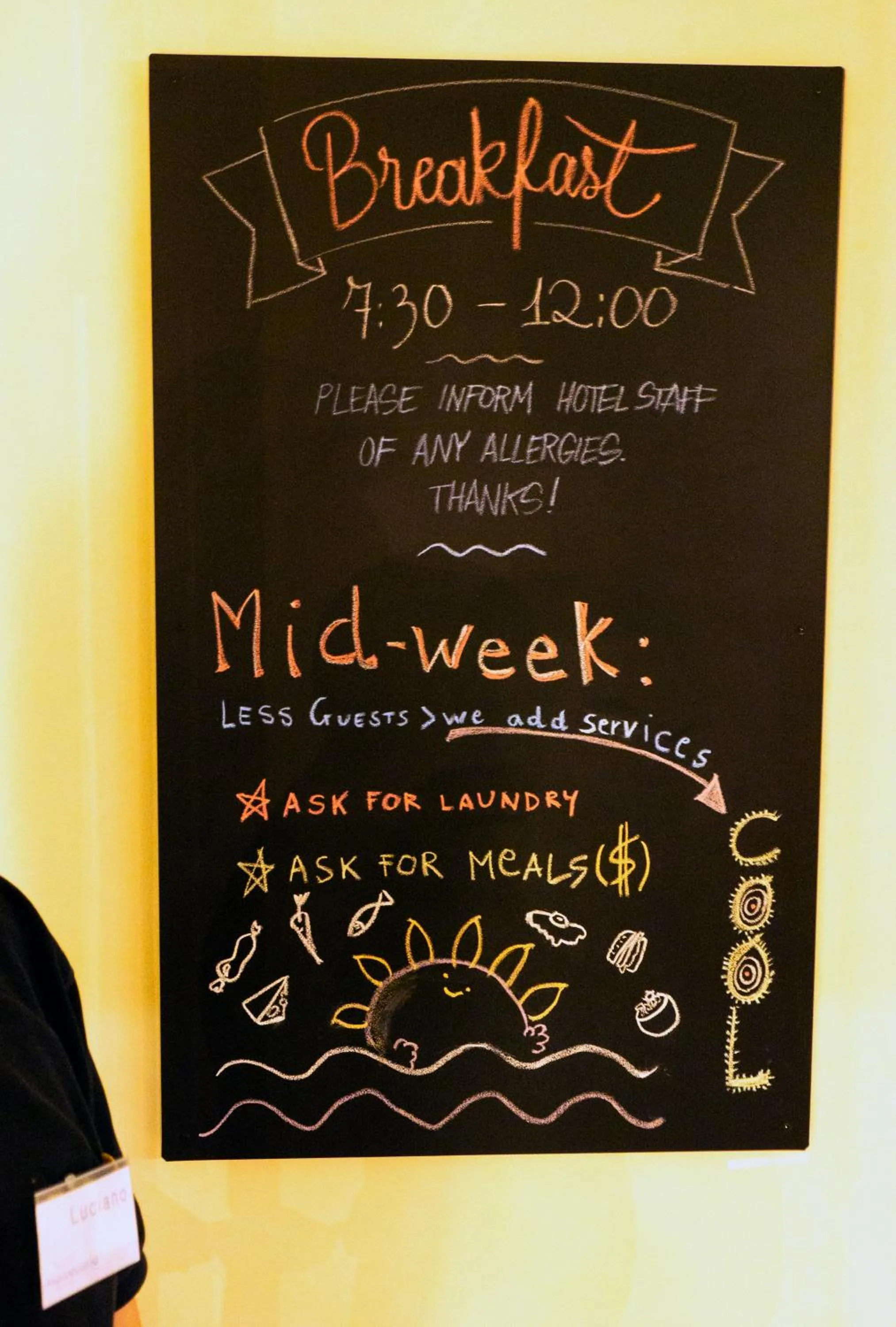 Breakfast in Hotel Montecarlo