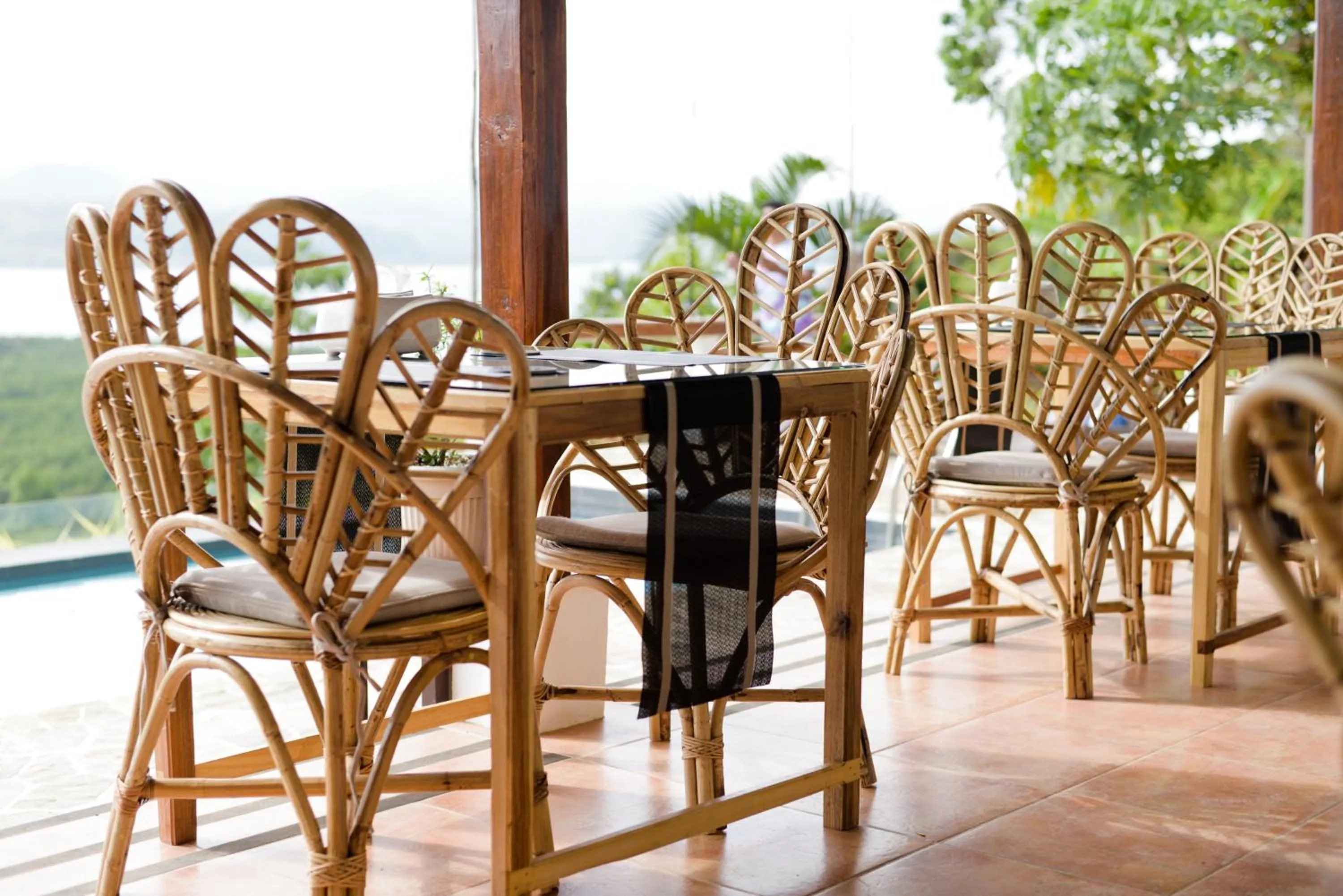 Dining area in RC Villas and Resorts
