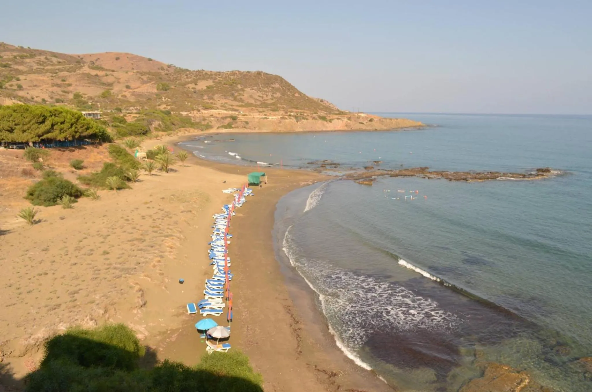 Beach in E.J. Pyrgos Bay Hotel