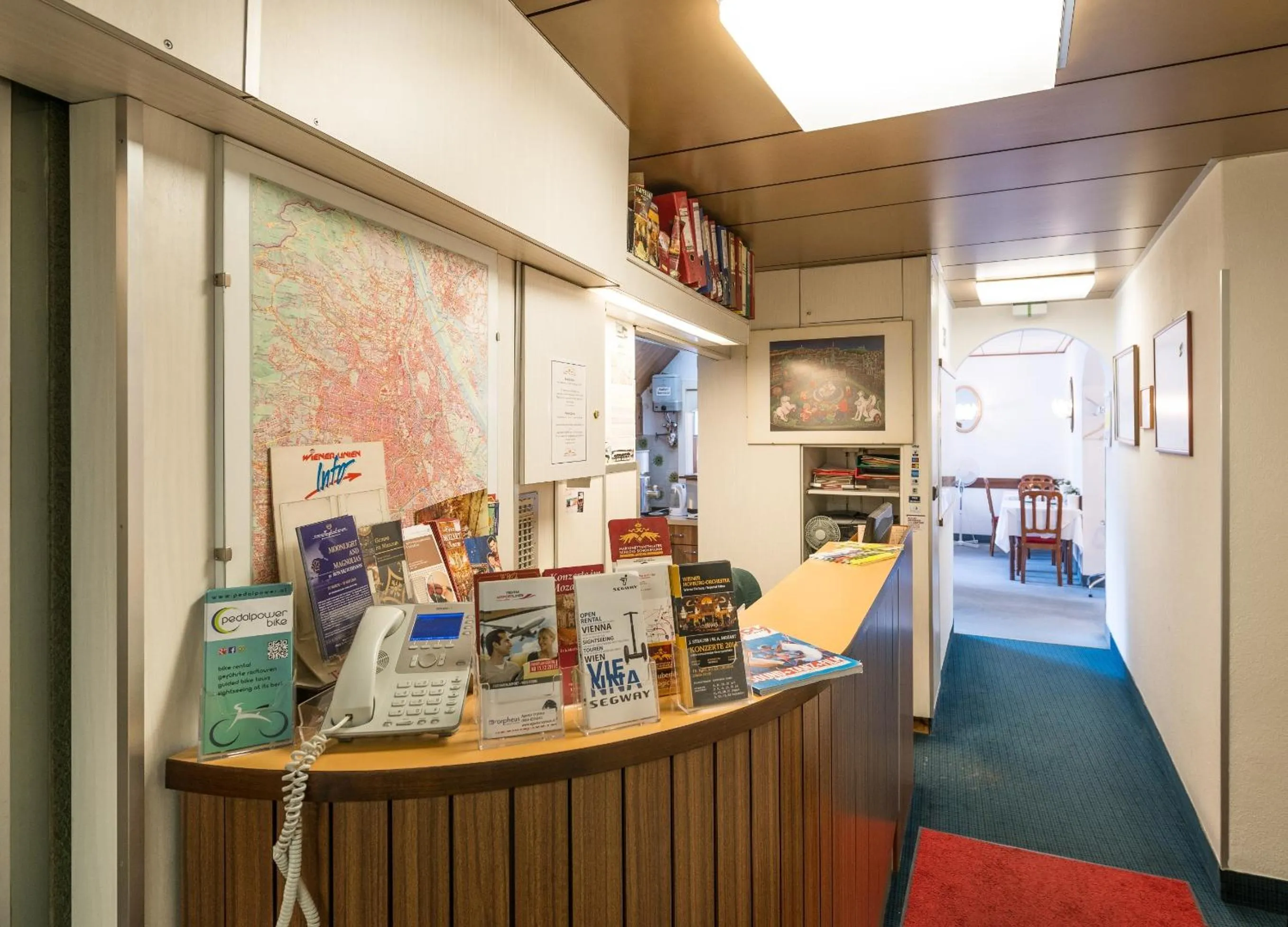 Lobby or reception in Pension Dr. Geissler