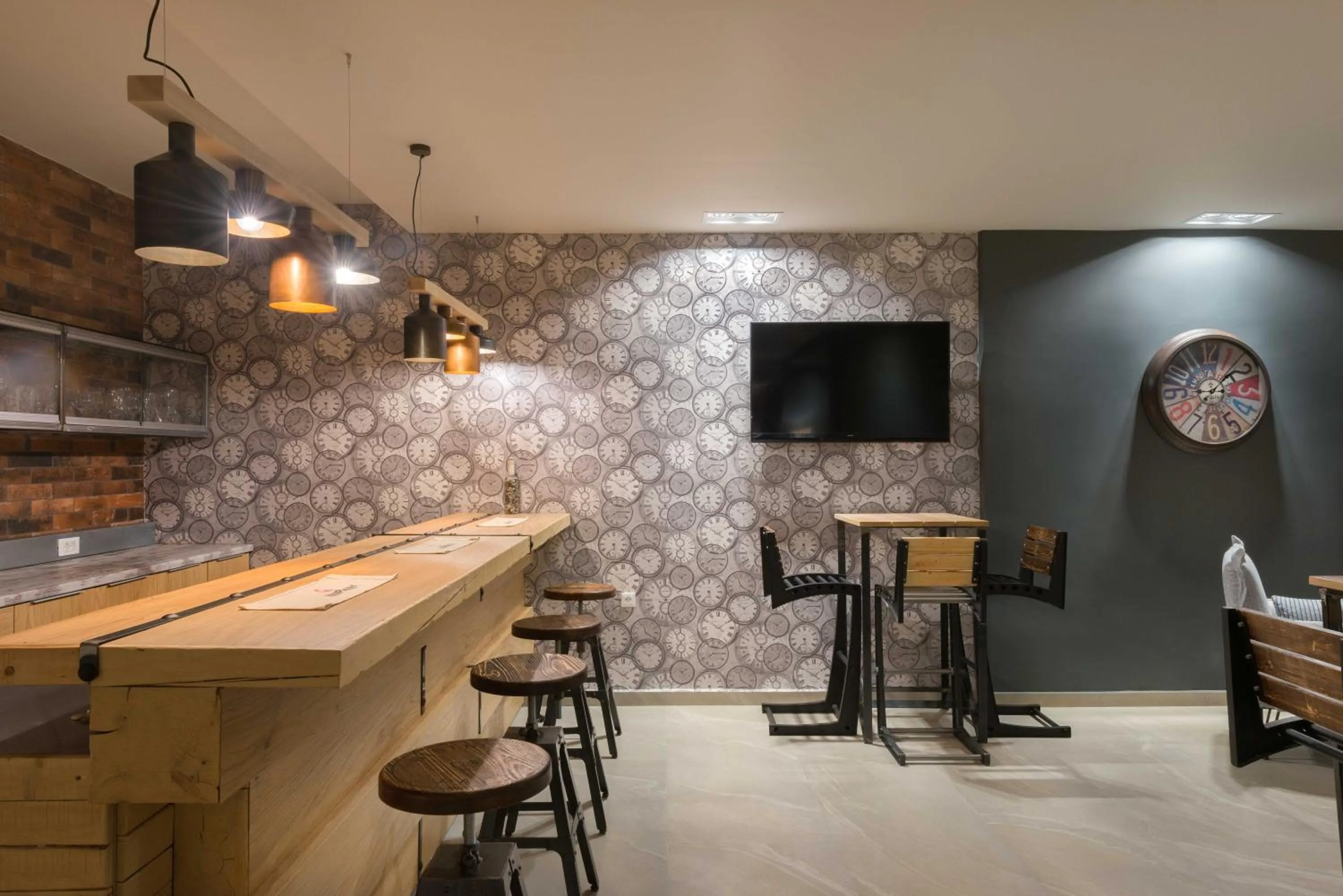 Lounge or bar in Matoula Beach