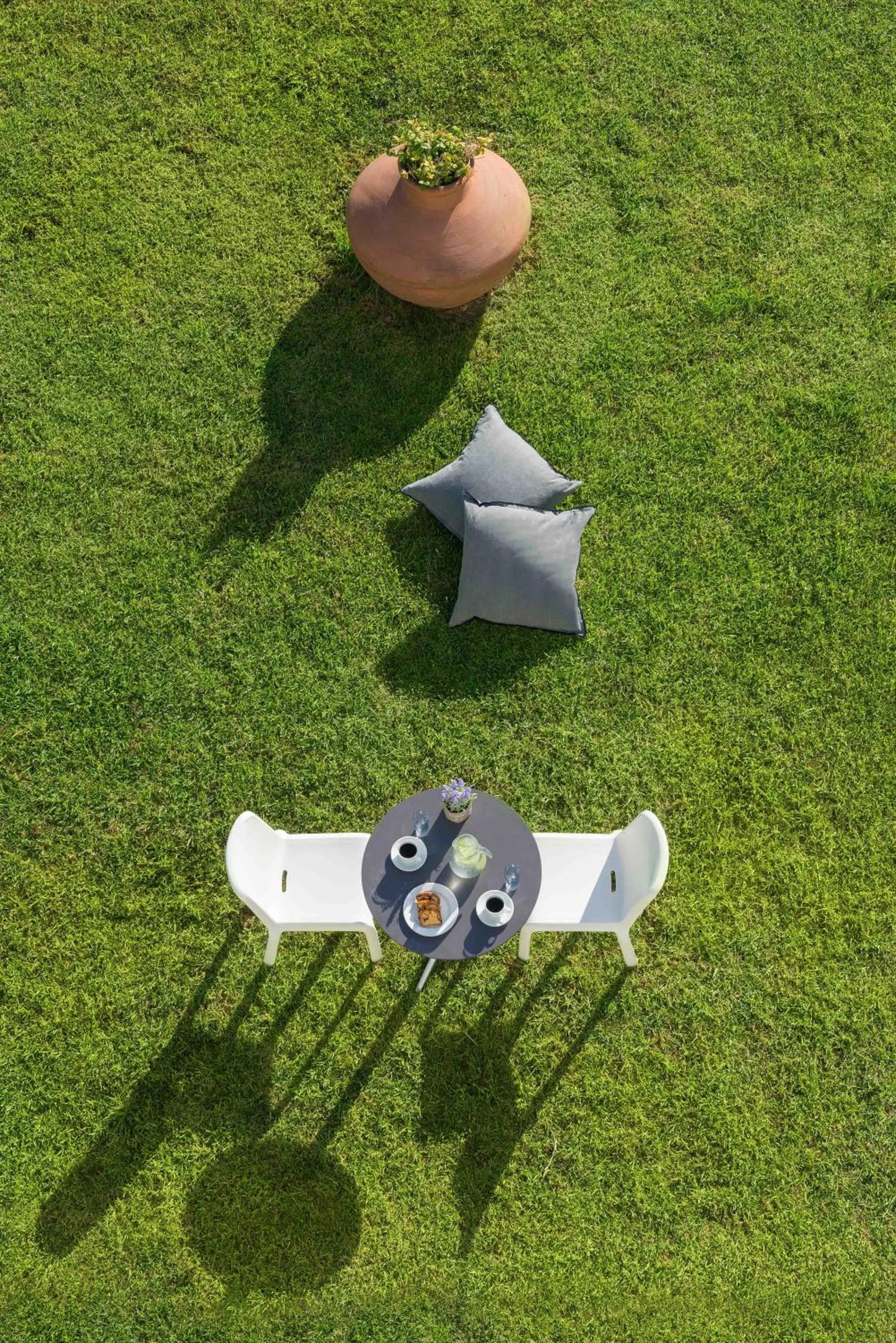 Garden view in Matoula Beach