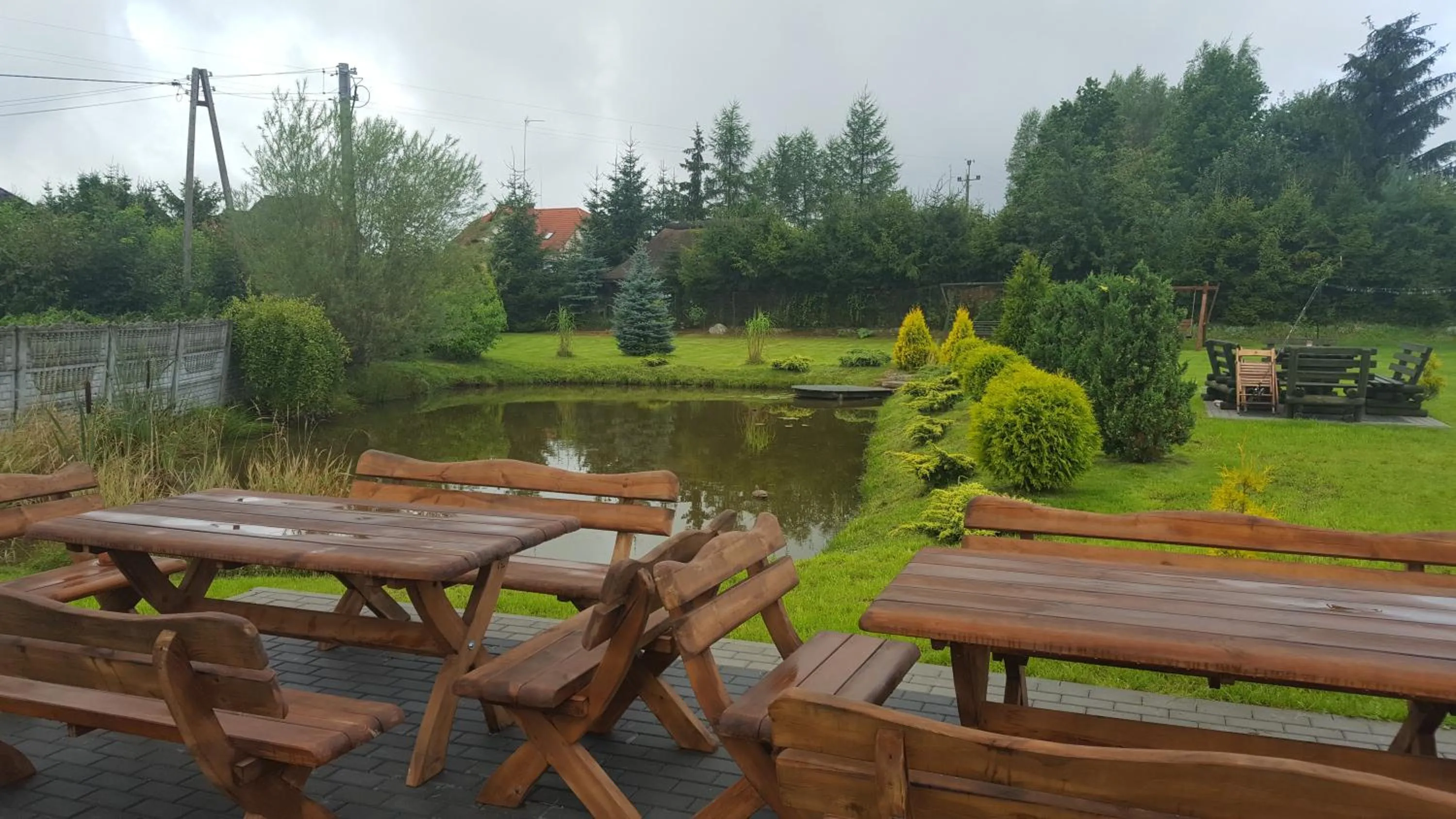 Garden view in PHU Gościniec "16-tka" Katarzyna Zdrojewska