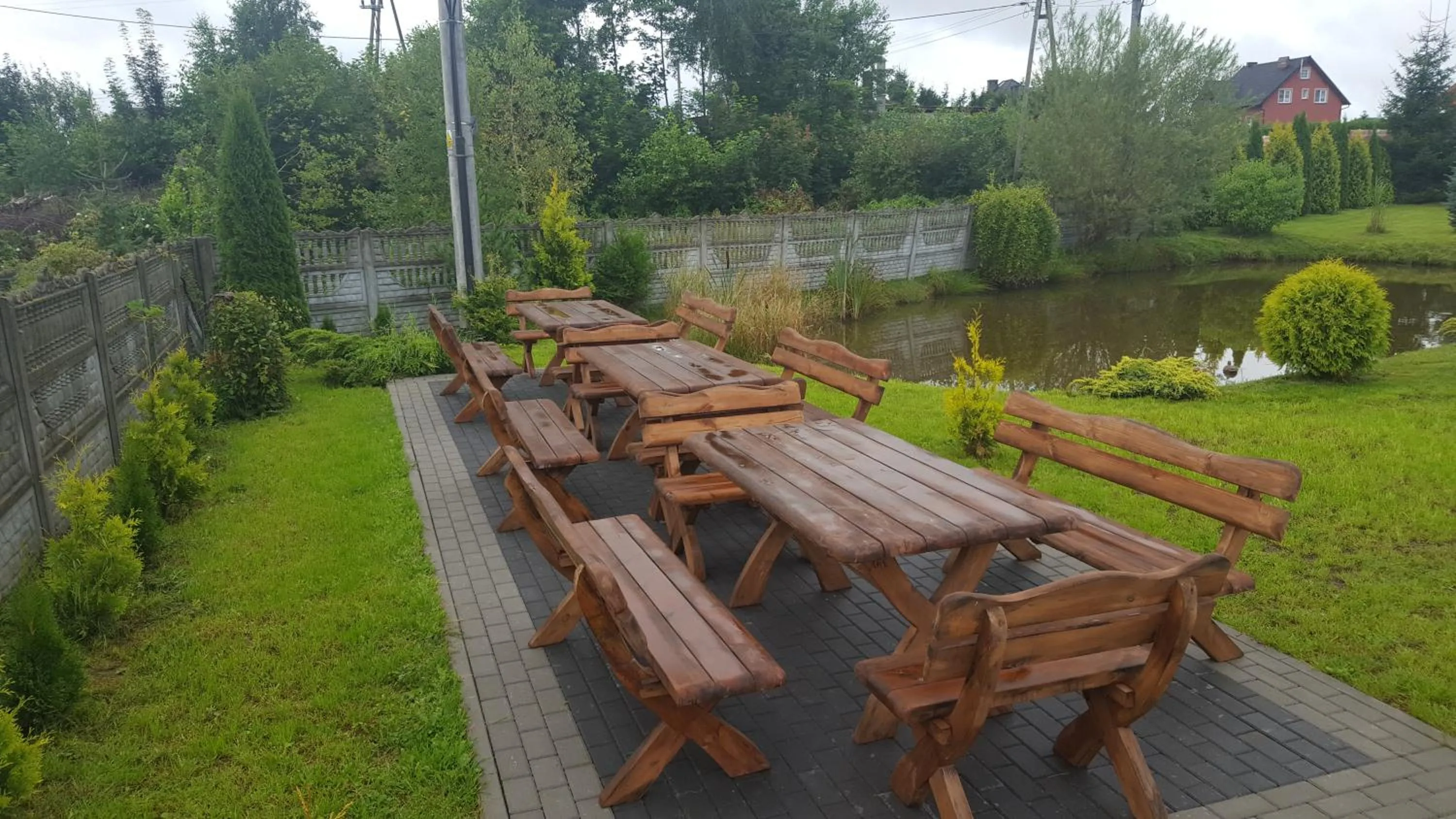 Garden view in PHU Gościniec "16-tka" Katarzyna Zdrojewska