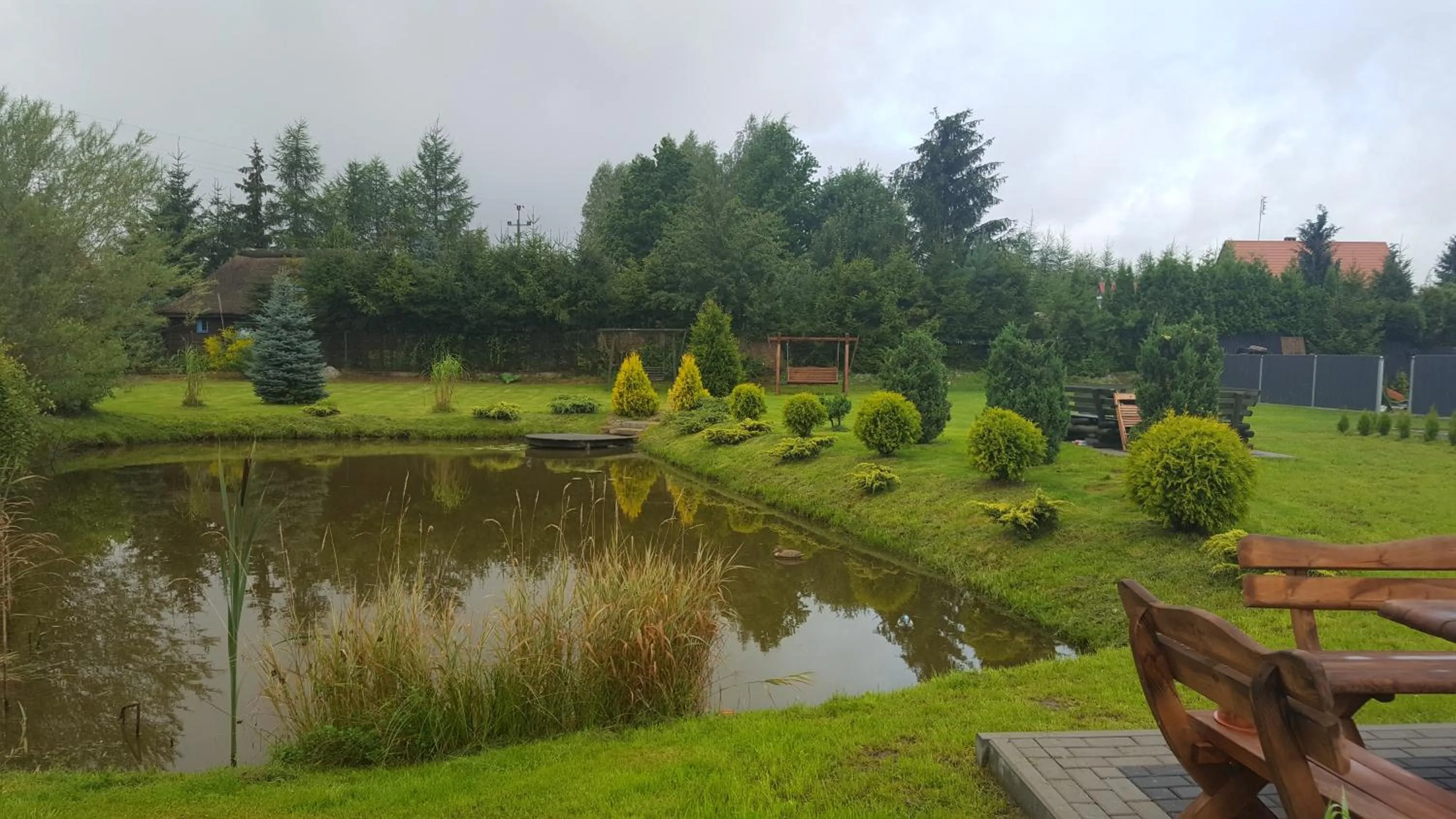 Garden view in PHU Gościniec "16-tka" Katarzyna Zdrojewska