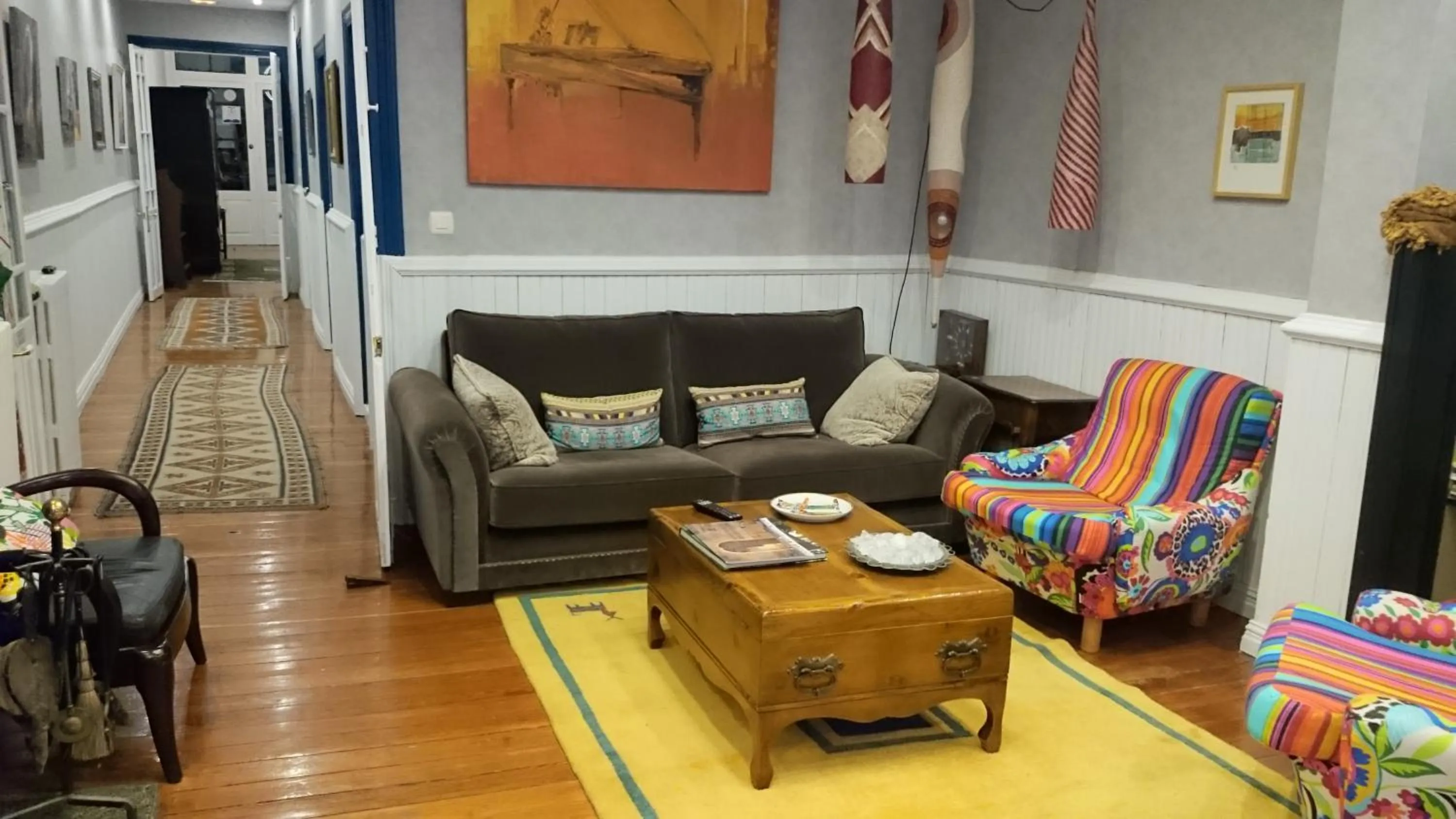 Communal lounge/ TV room in Hotel Ormazabal