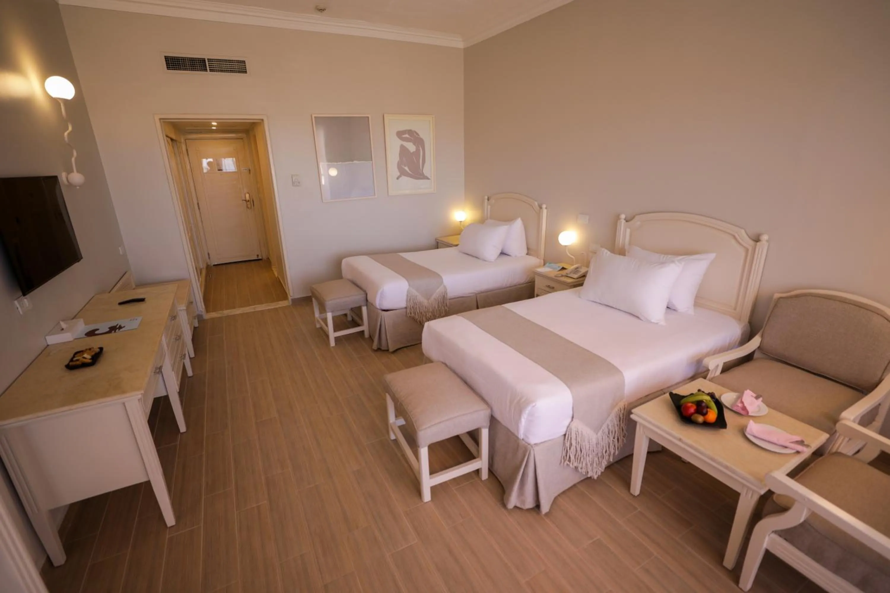 Bedroom, Bed in Calimera Blend Paradise