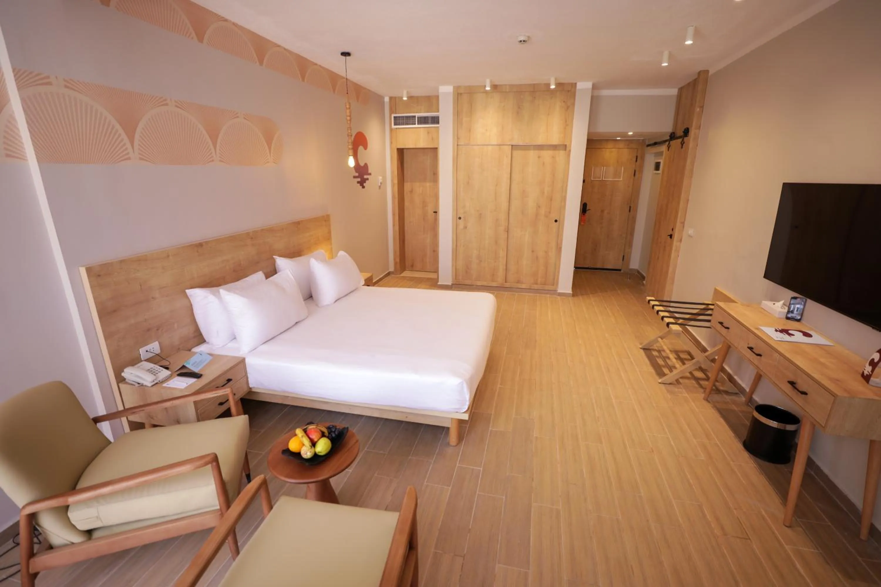 Bedroom, Bed in Calimera Blend Paradise