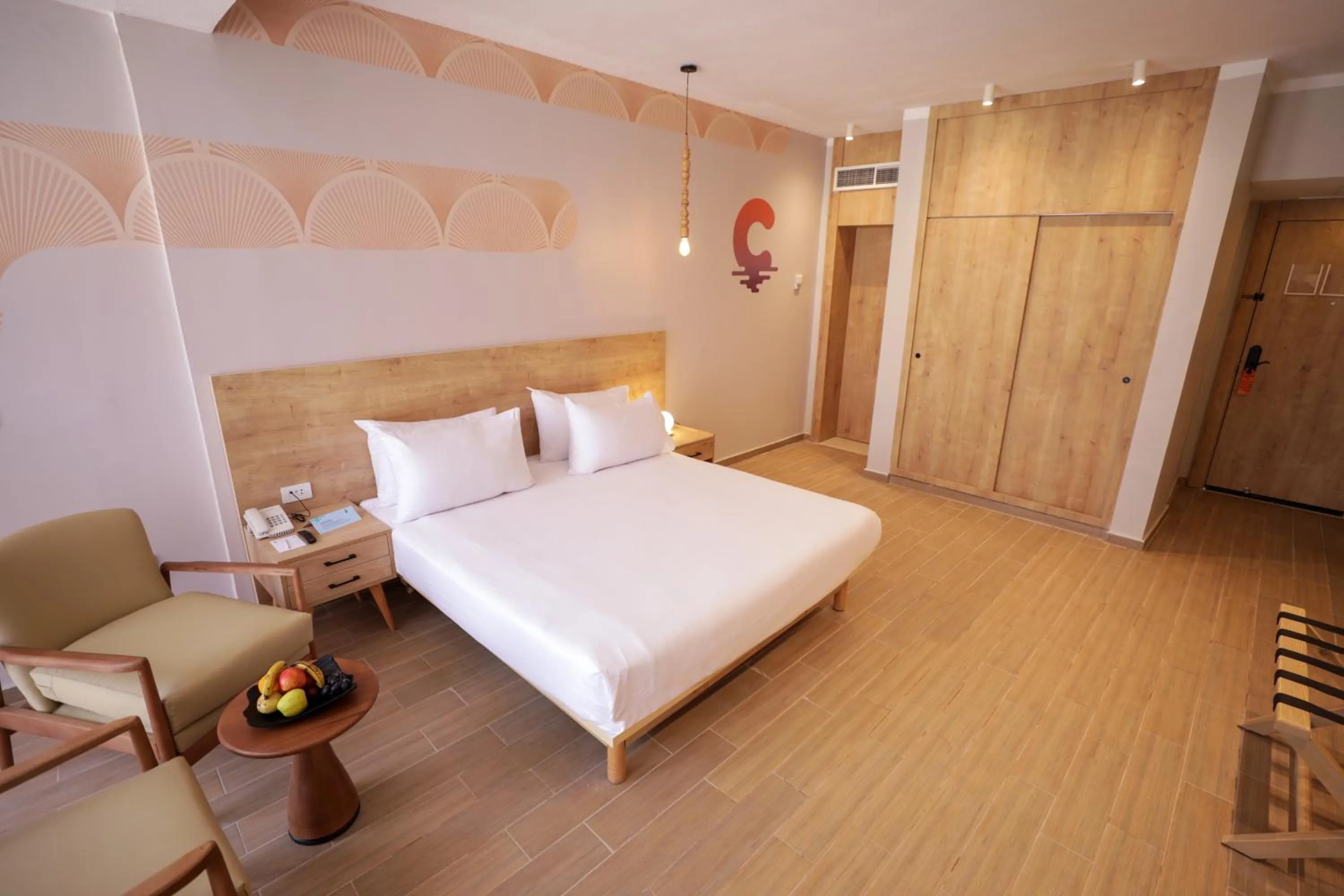 Bedroom, Bed in Calimera Blend Paradise