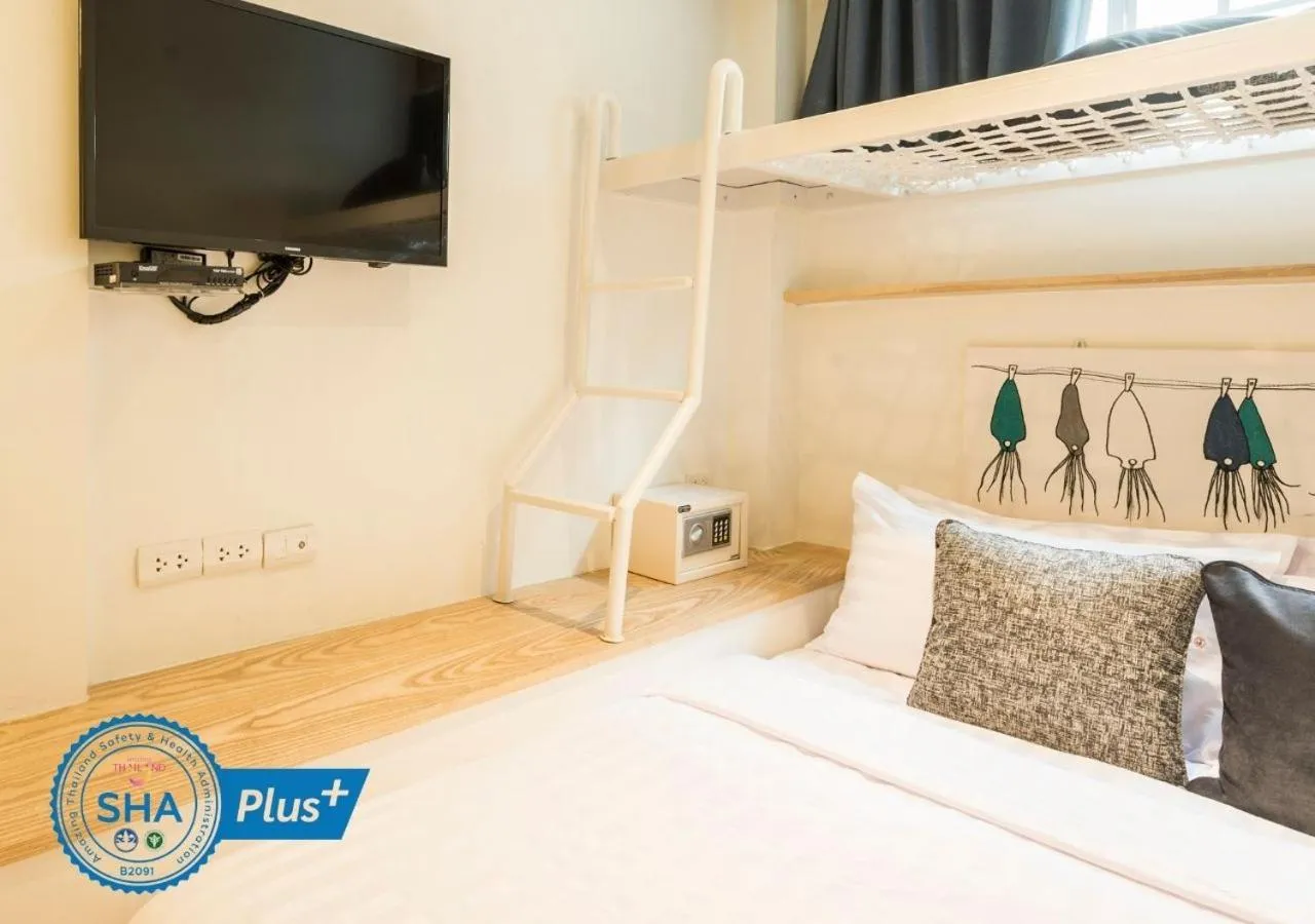 Bed in The Pattern Boutique Hotel