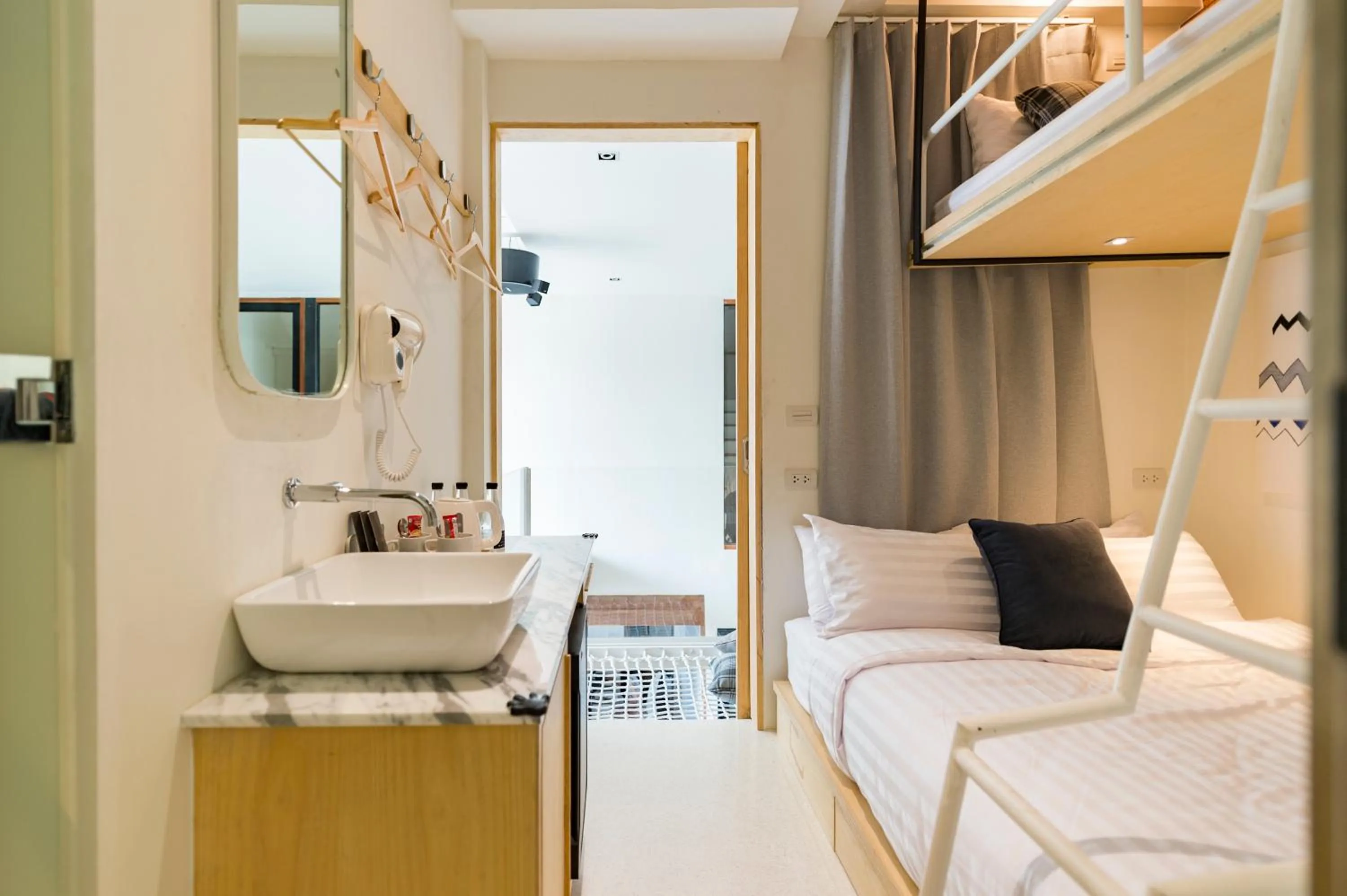 Bed in The Pattern Boutique Hotel