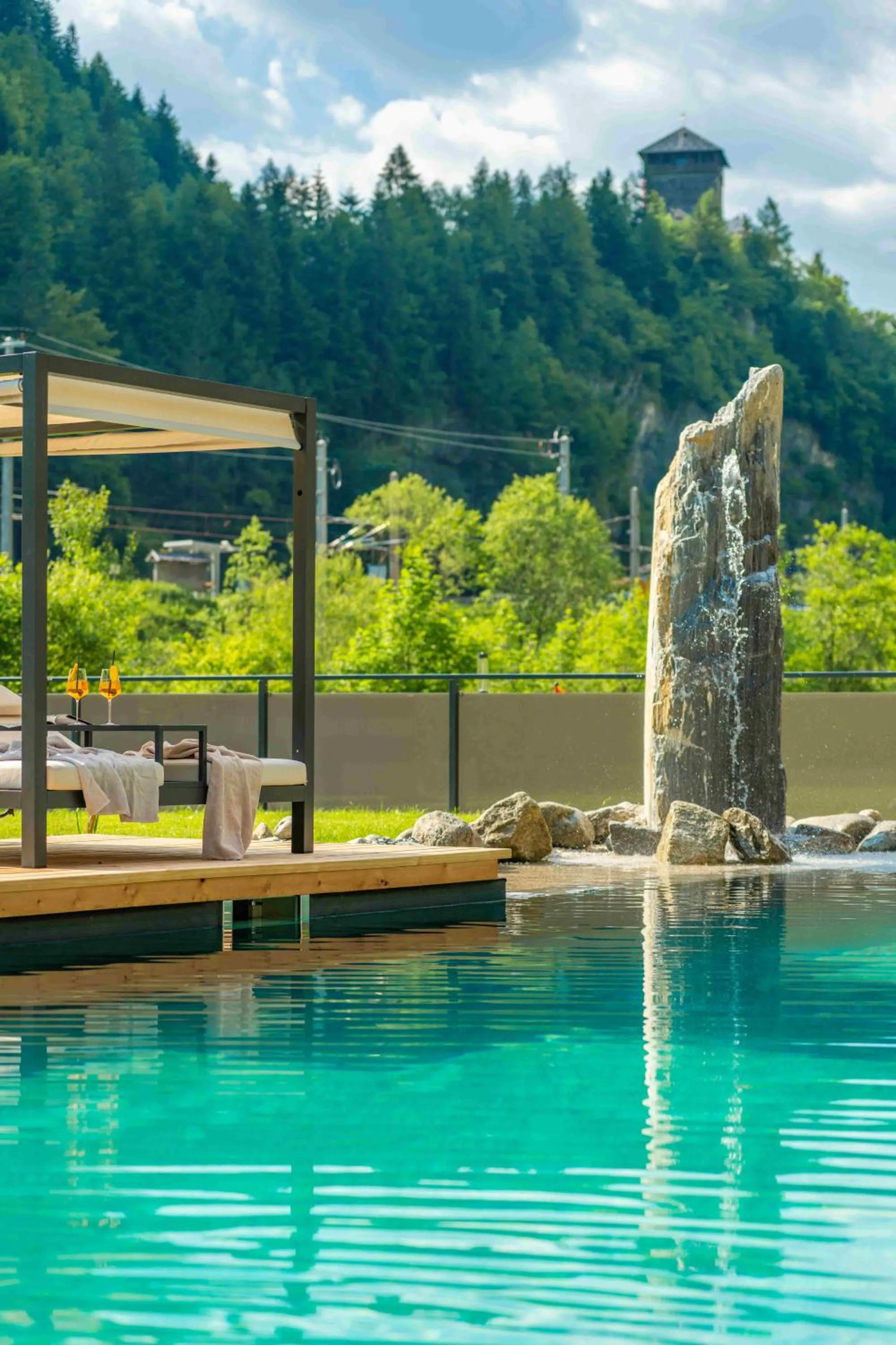 Swimming pool in Hotel-Restaurant Burgblick