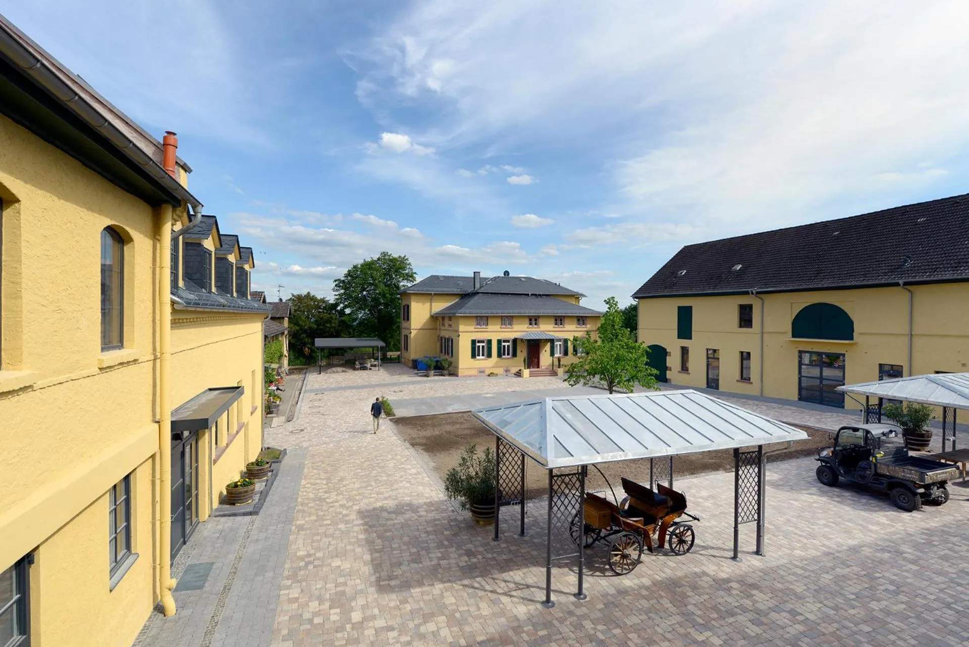 Patio in Herberge Hof Armada