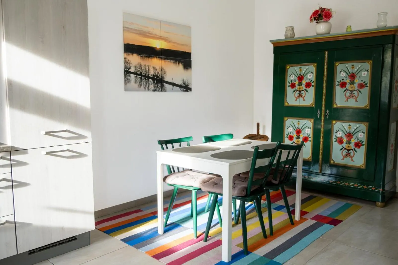Dining area in Ferienwohnung Hof Armada