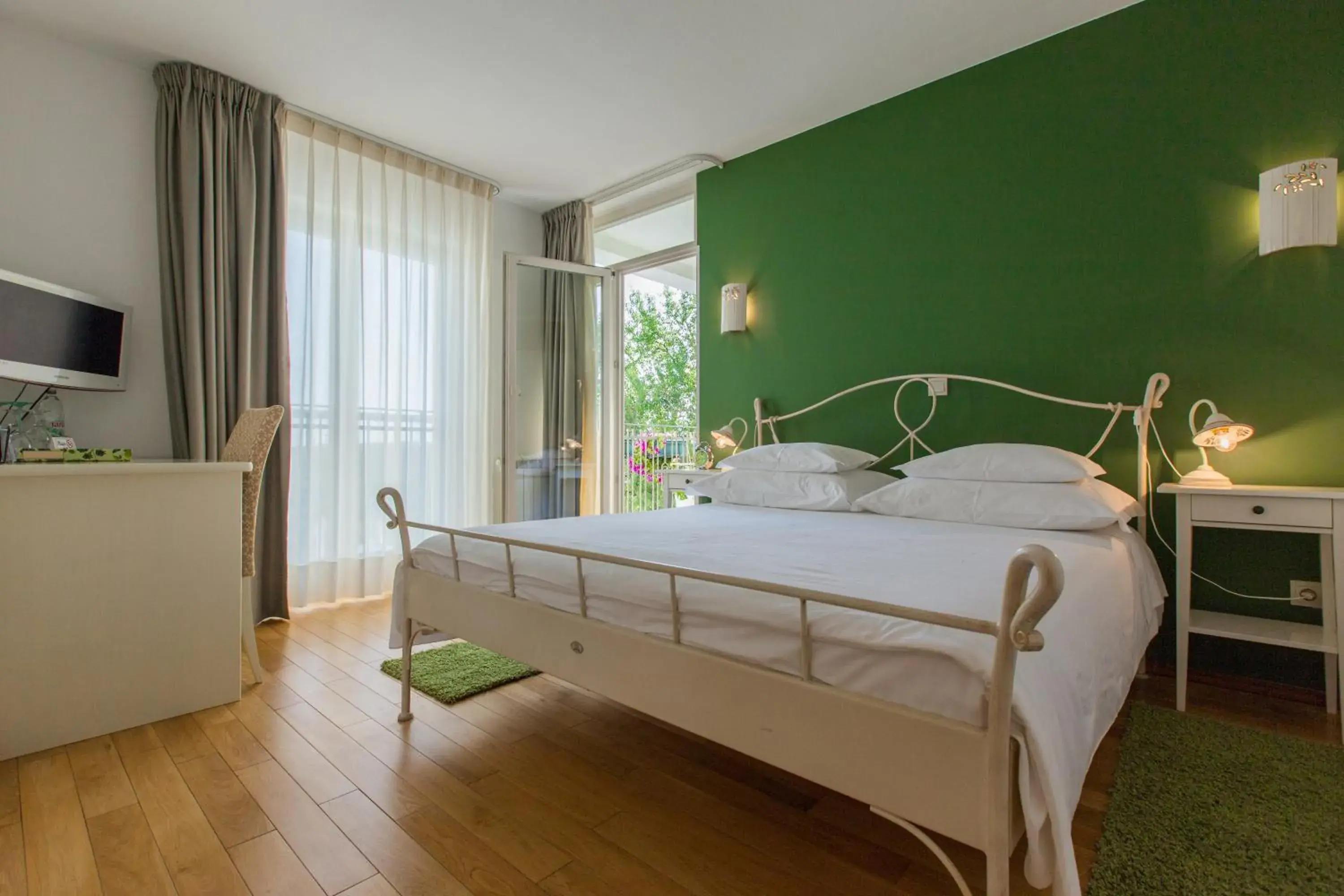 Standard Double Room with Balcony and Sea View in VILLA STEFANIJA small Boutique hotel&restaurant Standard Double Room with Balcony and Sea View in VILLA STEFANIJA small Boutique hotel&restaurant