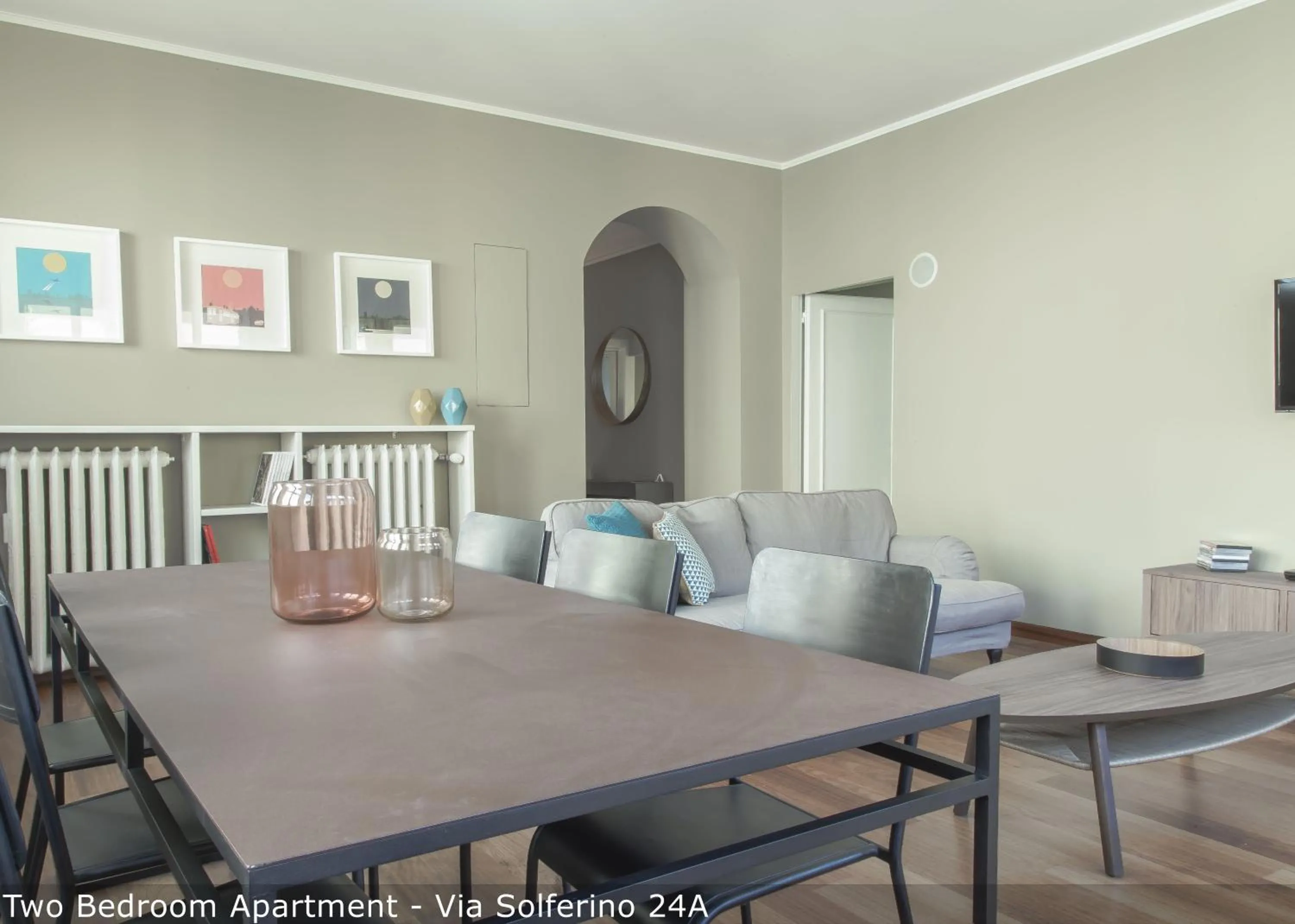 Living room in Brera Apartments in San Marco