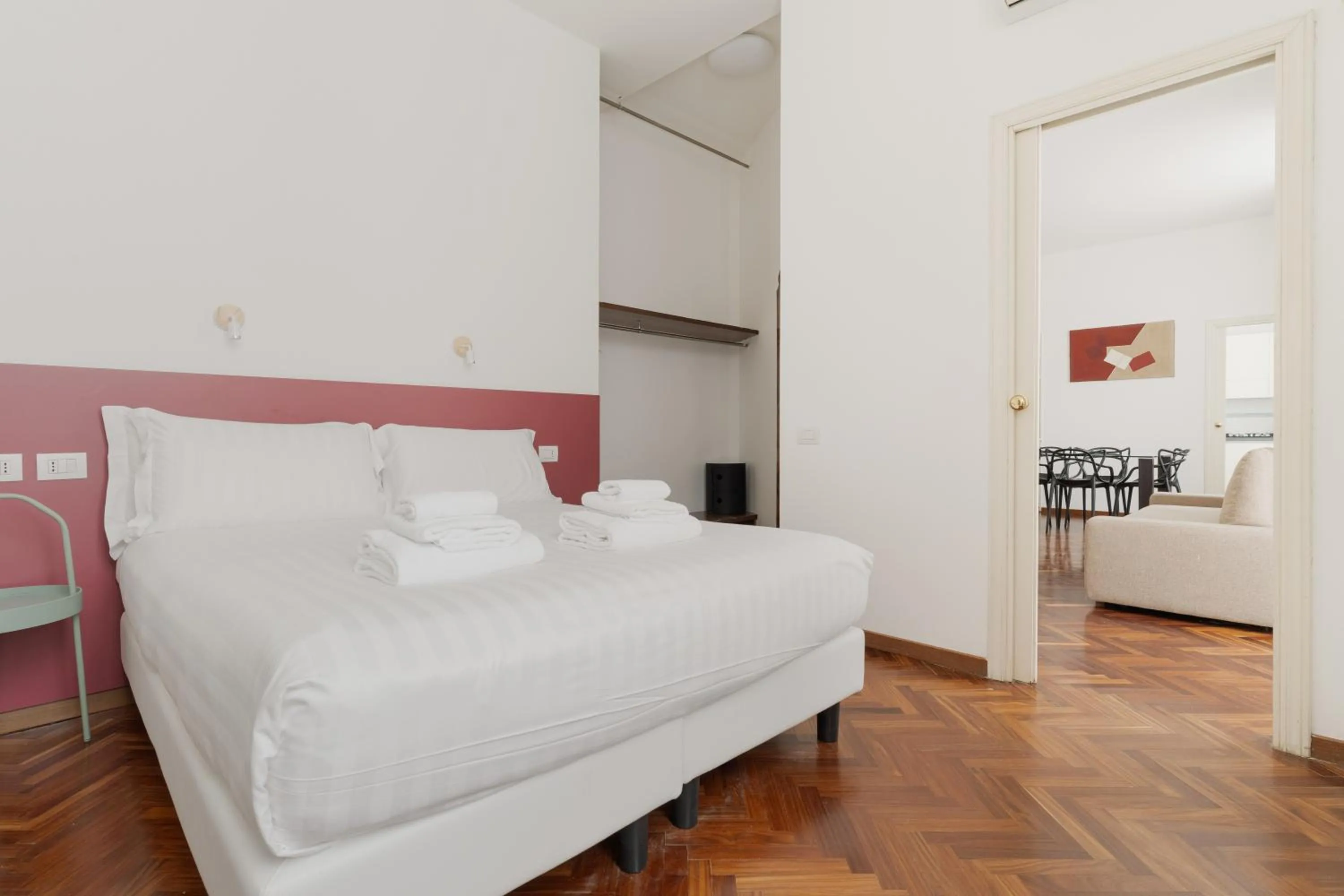Bedroom, Bed in Brera Apartments in San Marco