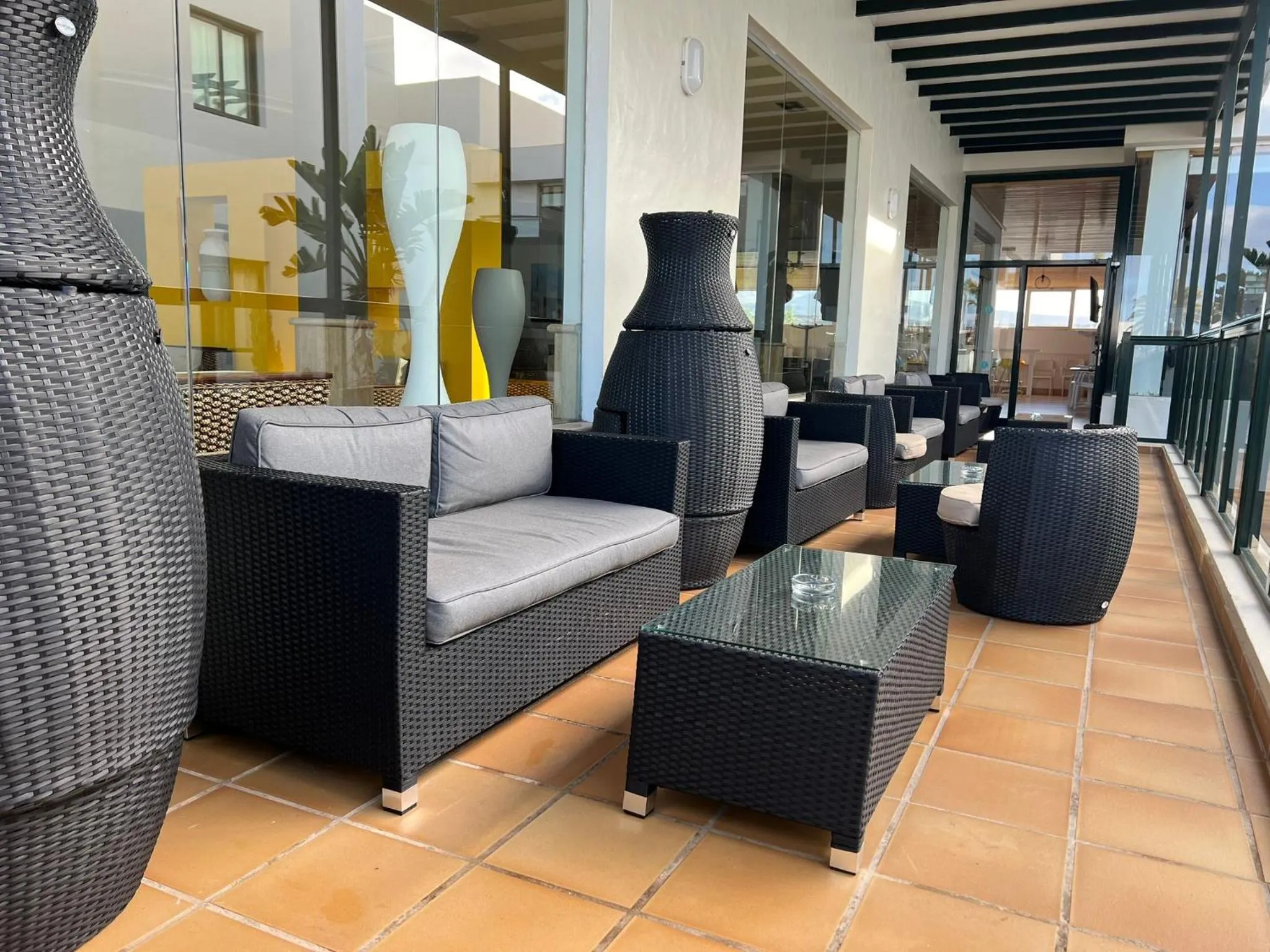 Balcony/Terrace in Hotel Pocillos Playa, solo Adultos