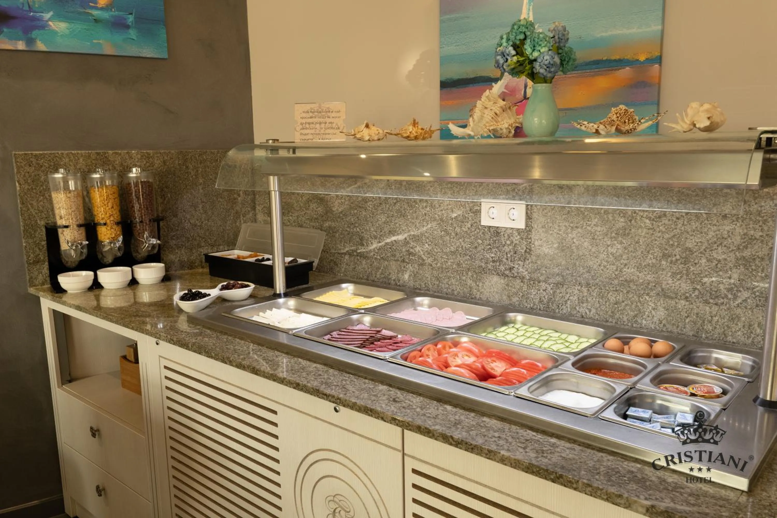 Food in Cristiani Hotel Sozopol