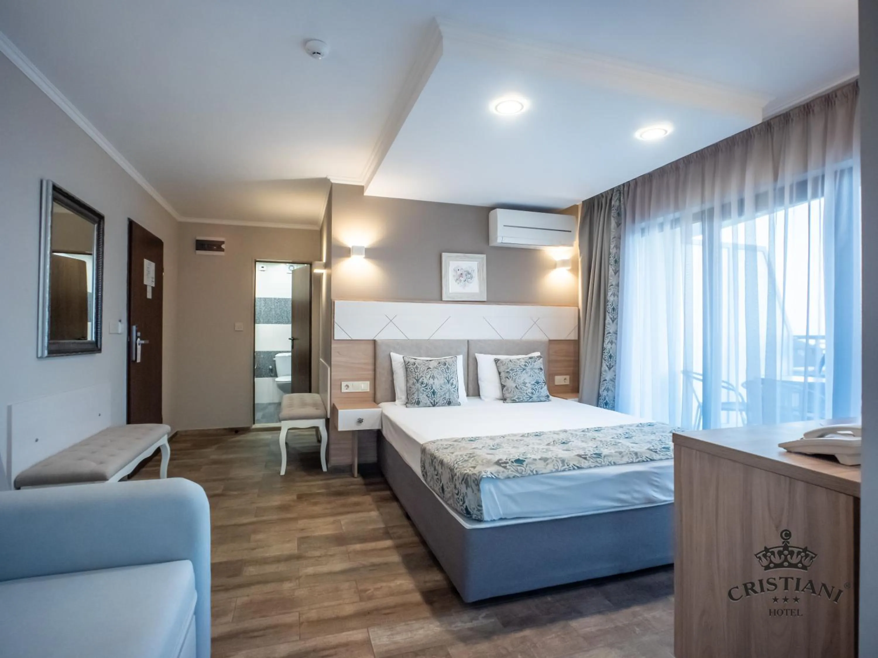 Photo of the whole room, Bed in Cristiani Hotel Sozopol