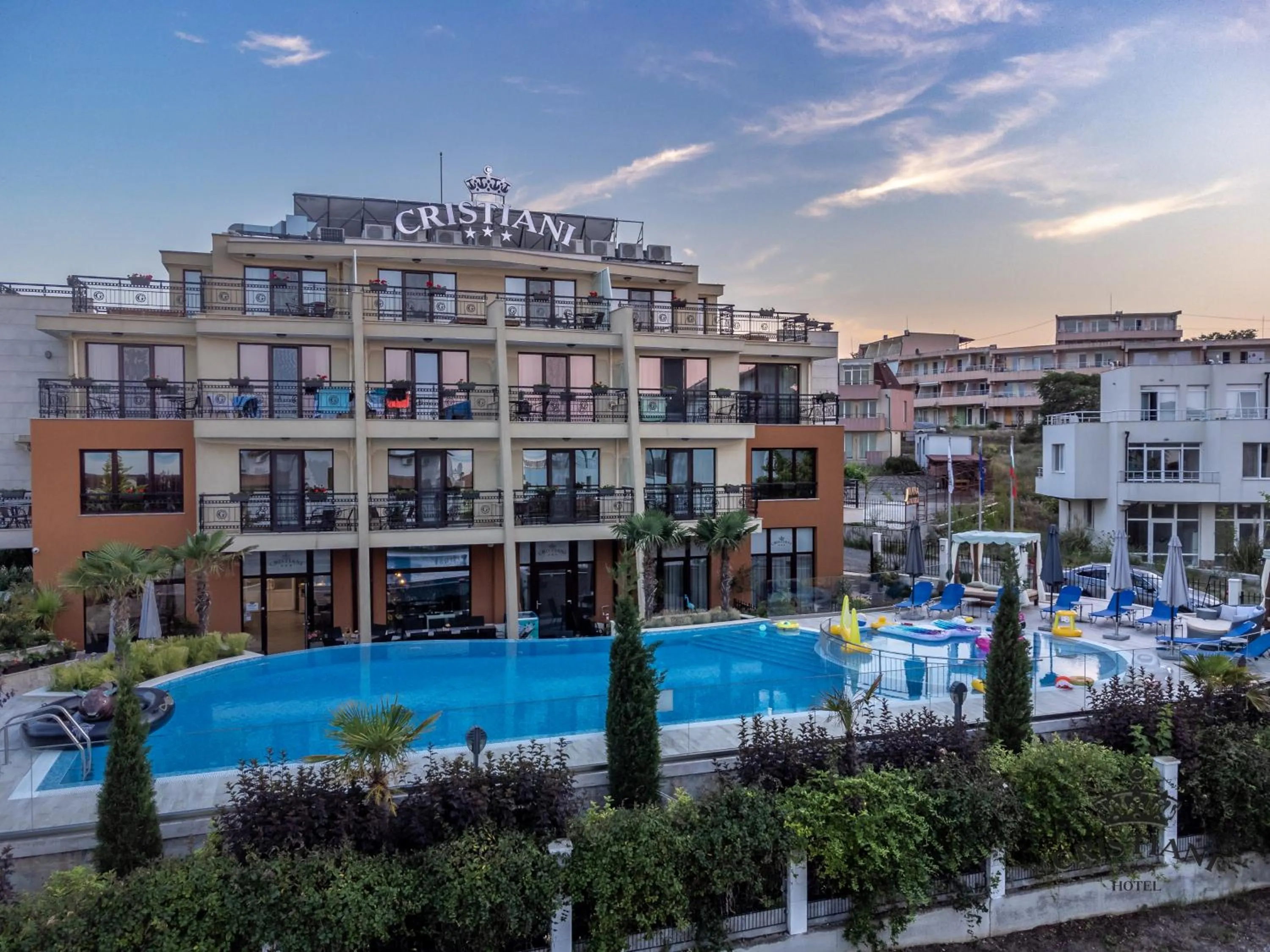 Property building in Cristiani Hotel Sozopol