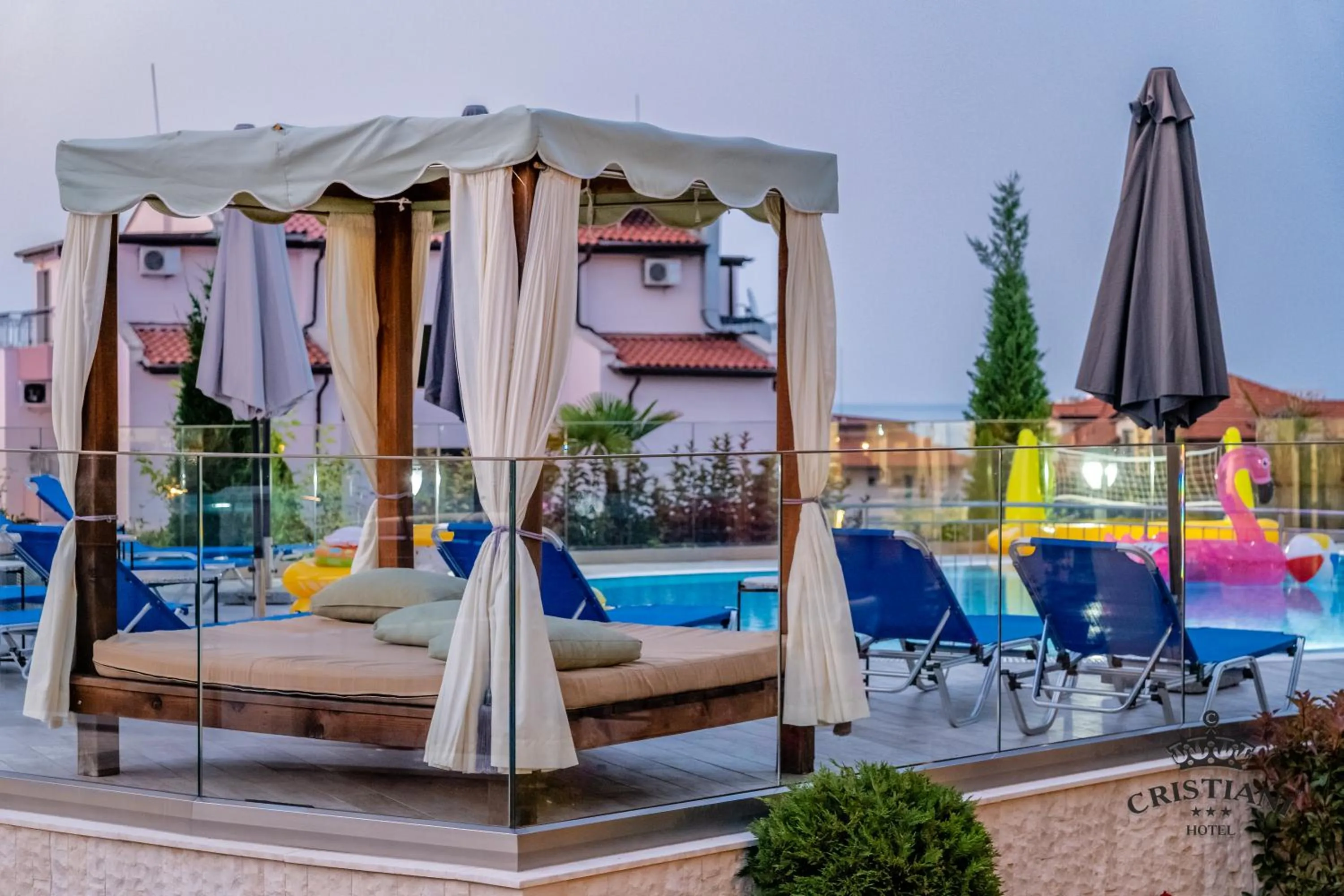 Swimming pool in Cristiani Hotel Sozopol
