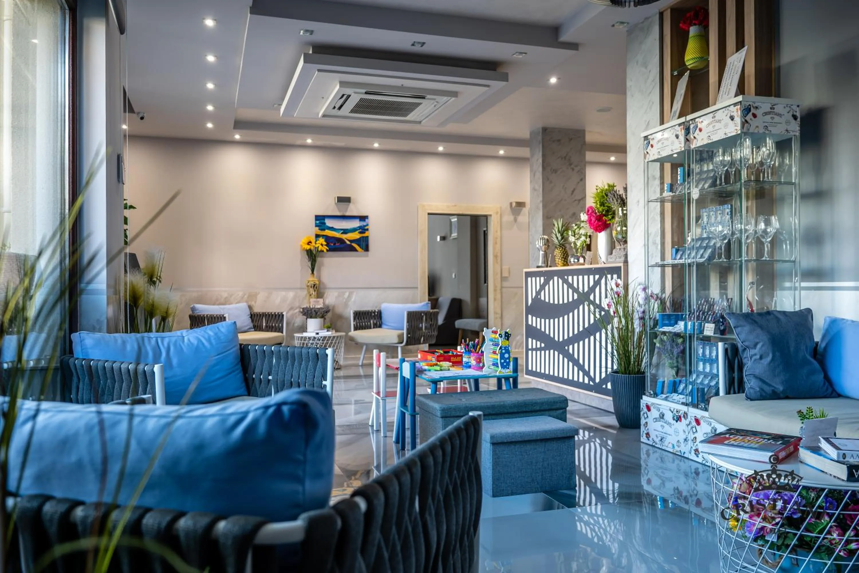 Lobby or reception in Cristiani Hotel Sozopol