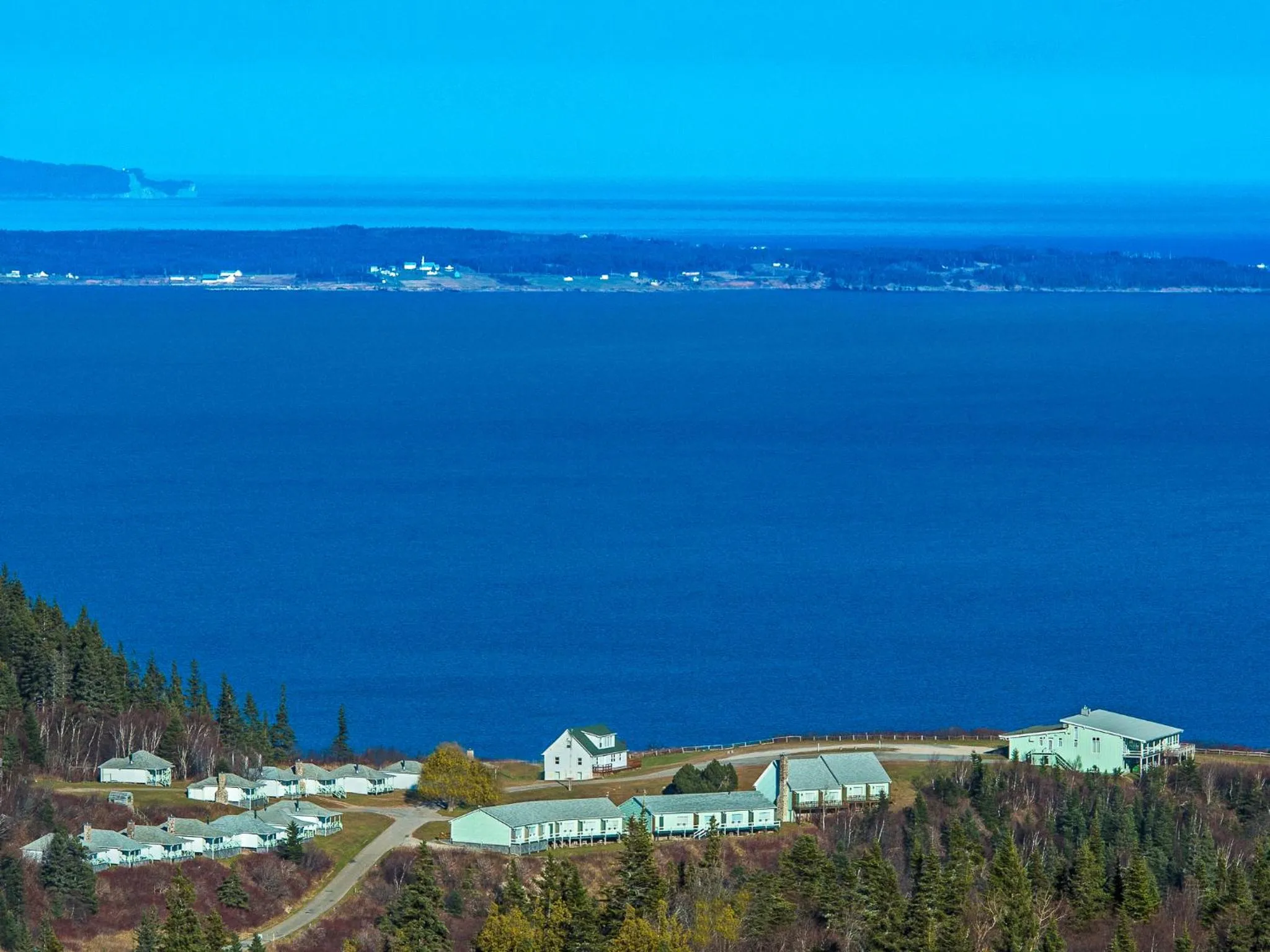 Bird's eye view in Au Pic de l'Aurore Motel-Chalets