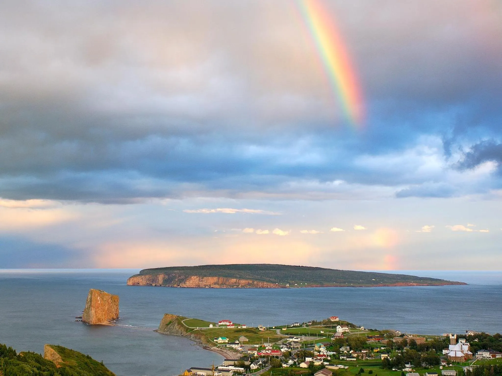 Bird's eye view in Au Pic de l'Aurore Motel-Chalets