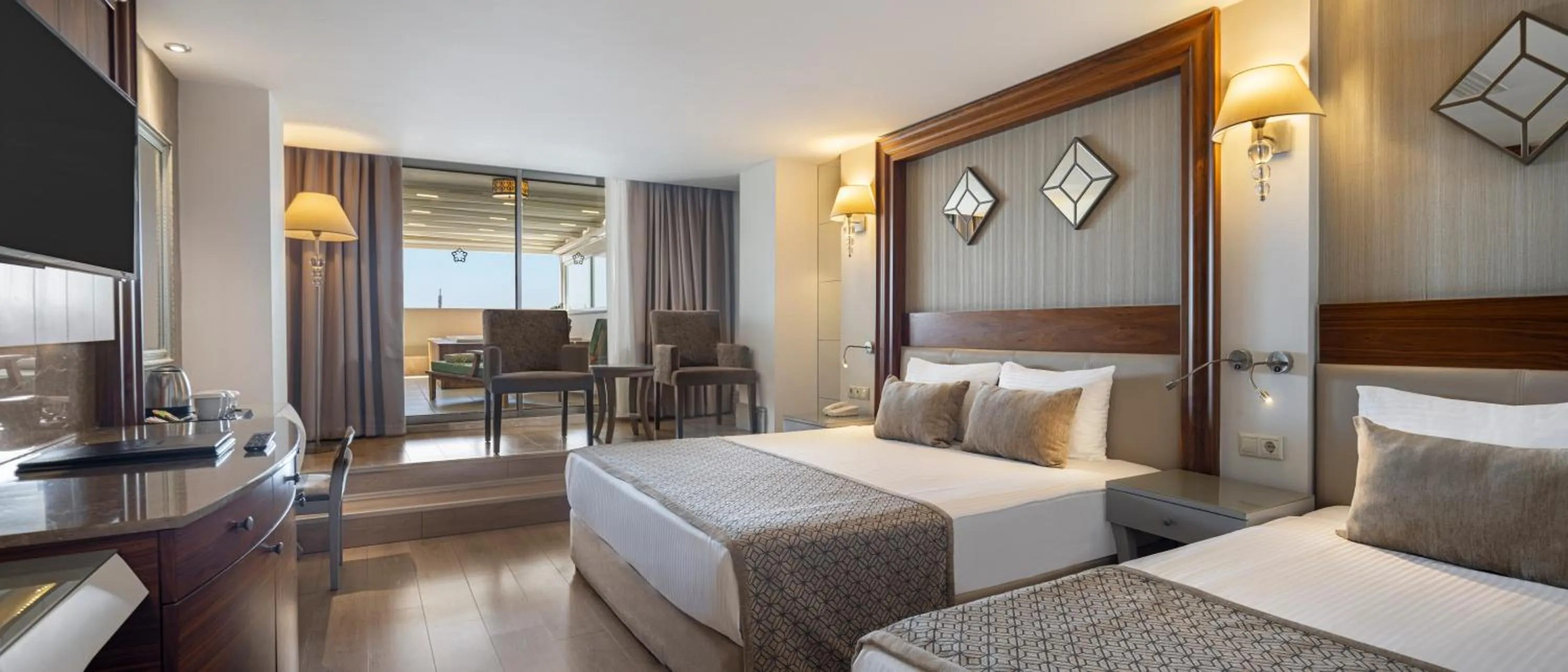 Bed in Side Star Resort Hotel - Ultra All Inclusive