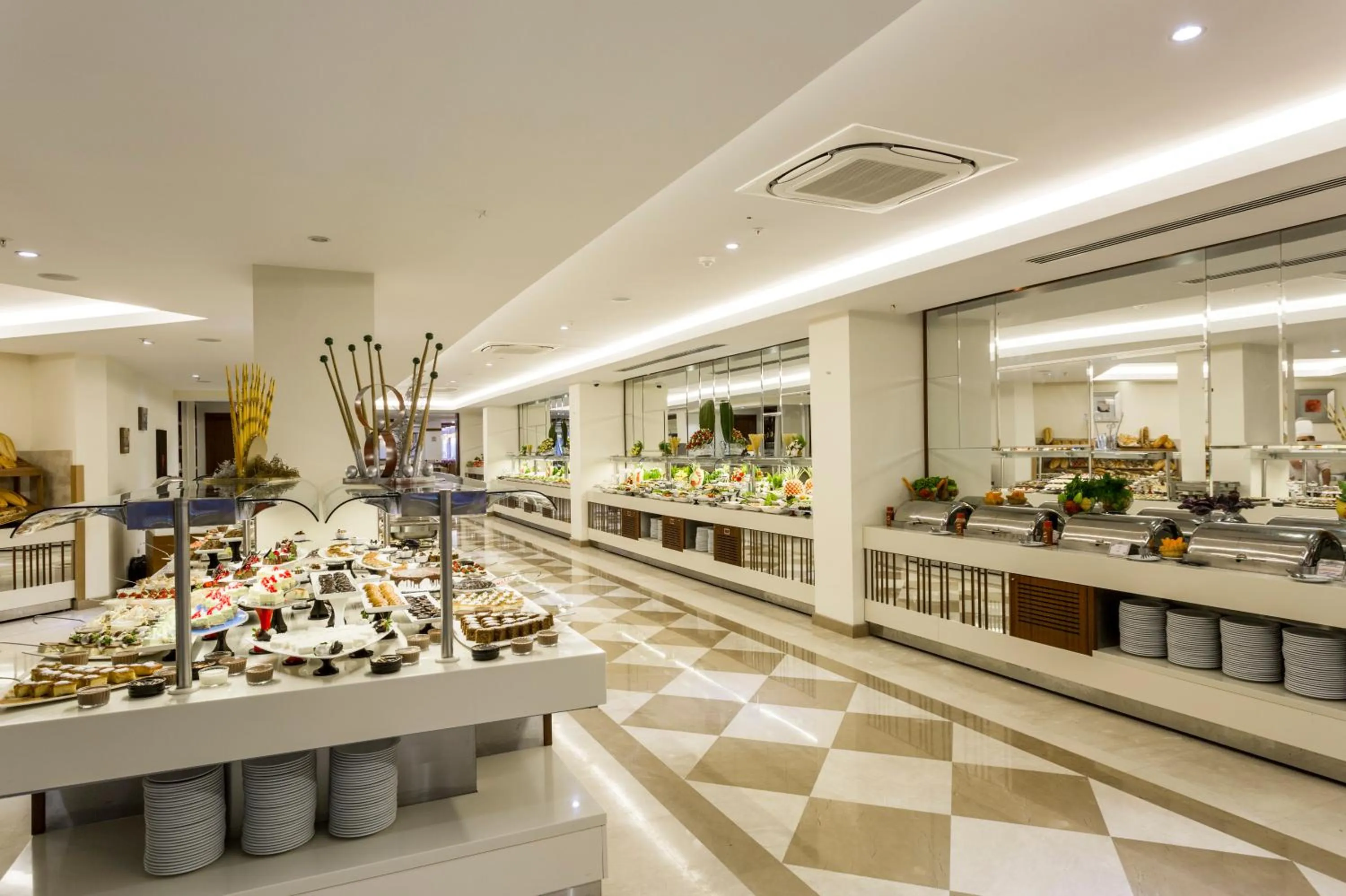 Buffet breakfast in Side Star Beach Hotel - Ultra All Inclusive