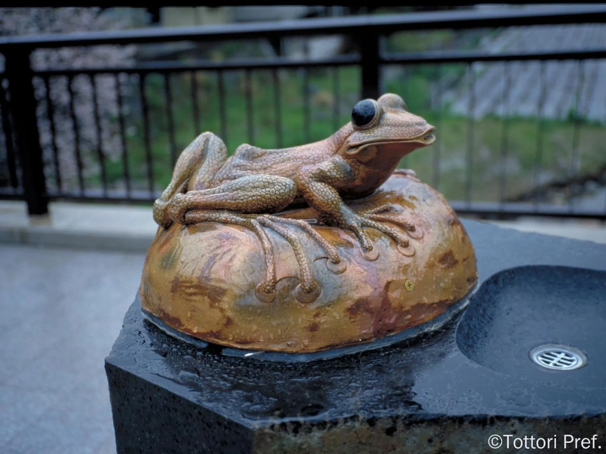 Nearby landmark in Misasa Royal Hotel