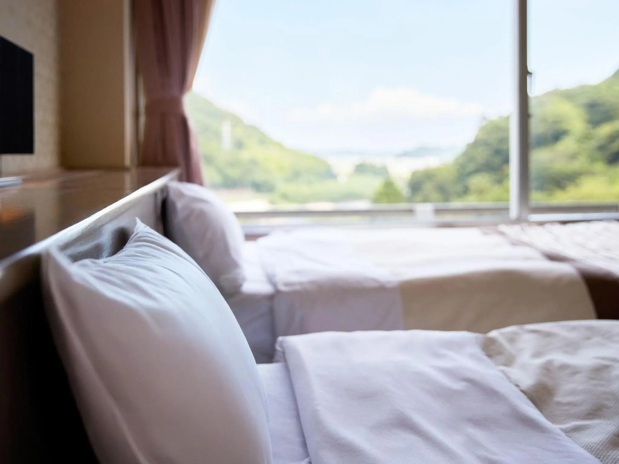 Photo of the whole room, Bed in Misasa Royal Hotel