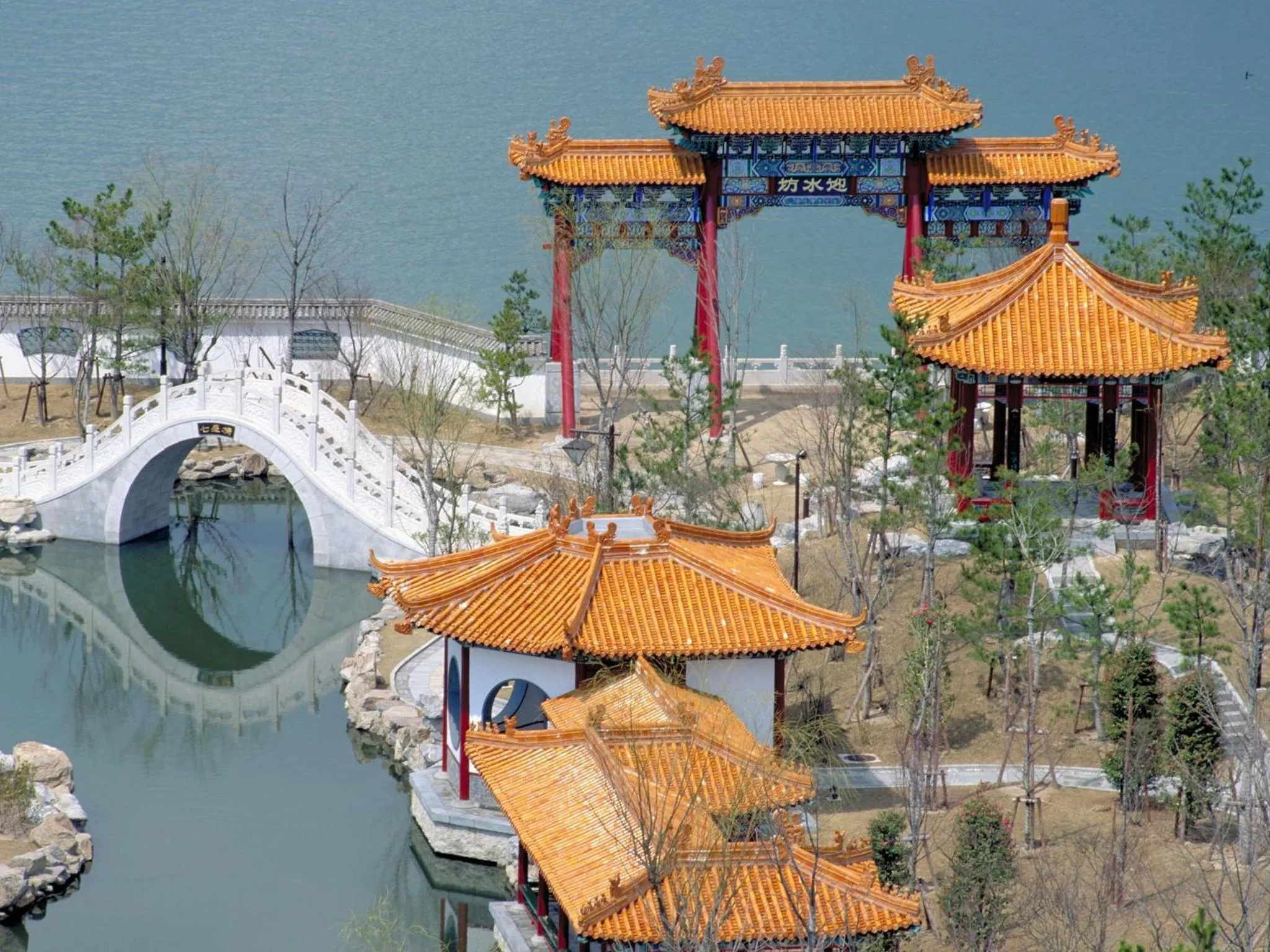 Nearby landmark in Misasa Royal Hotel