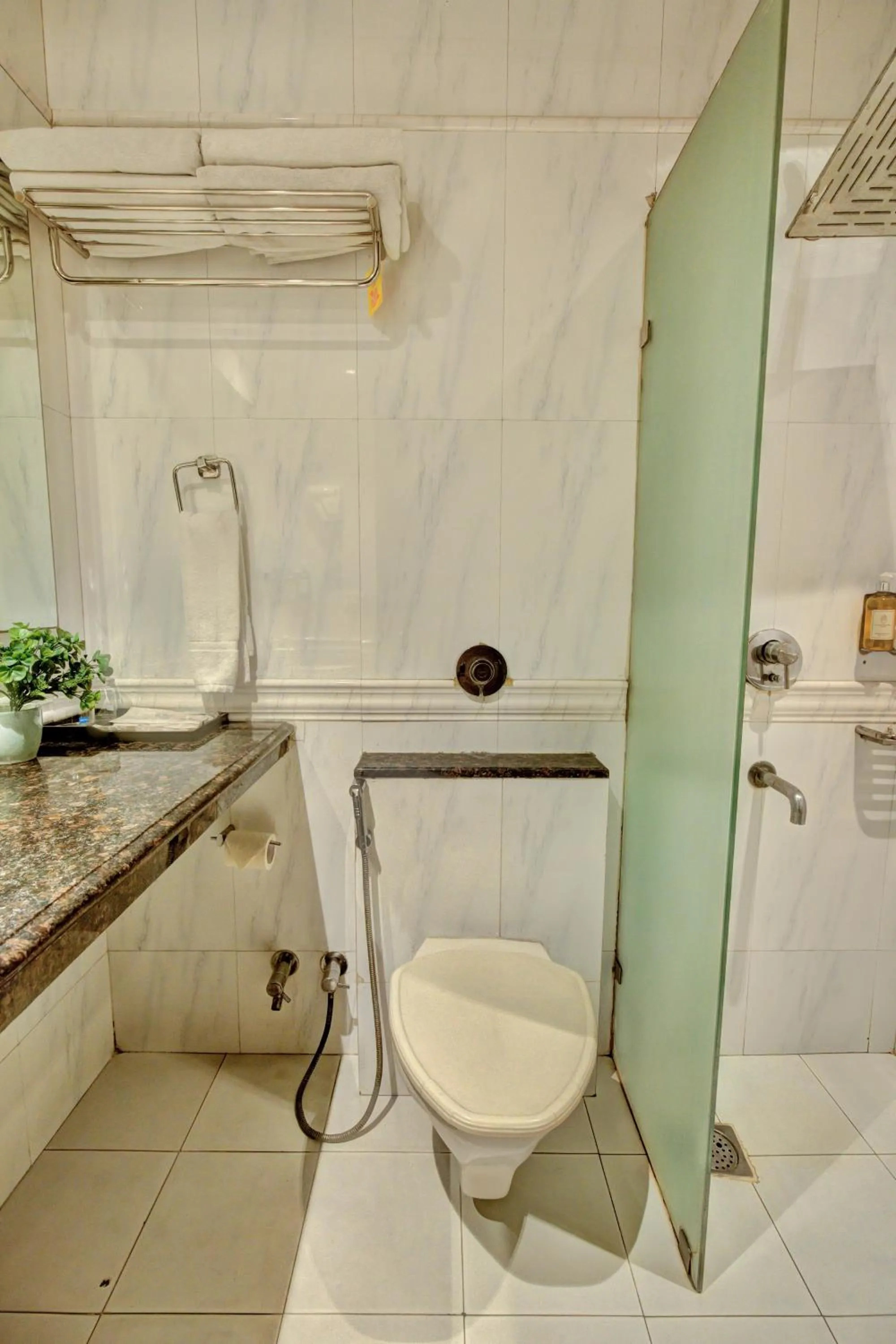 Bathroom in THE SINGH EMPIRE,New Delhi City Centre